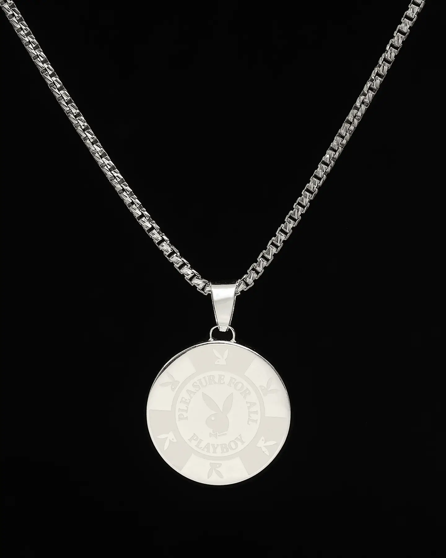Playboy By House Of Auric Playboy Chip Pendant Sterling Silver - Image 2