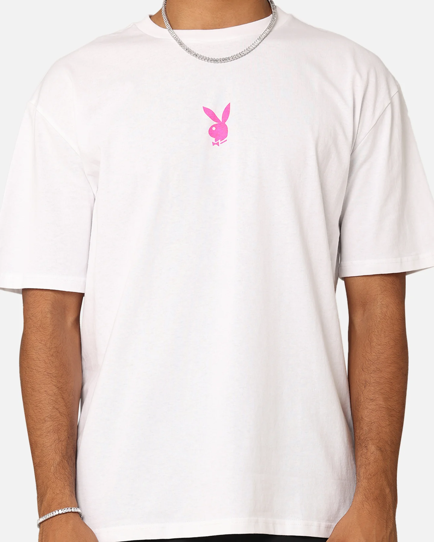 Playboy Card T-Shirt White - Image 4