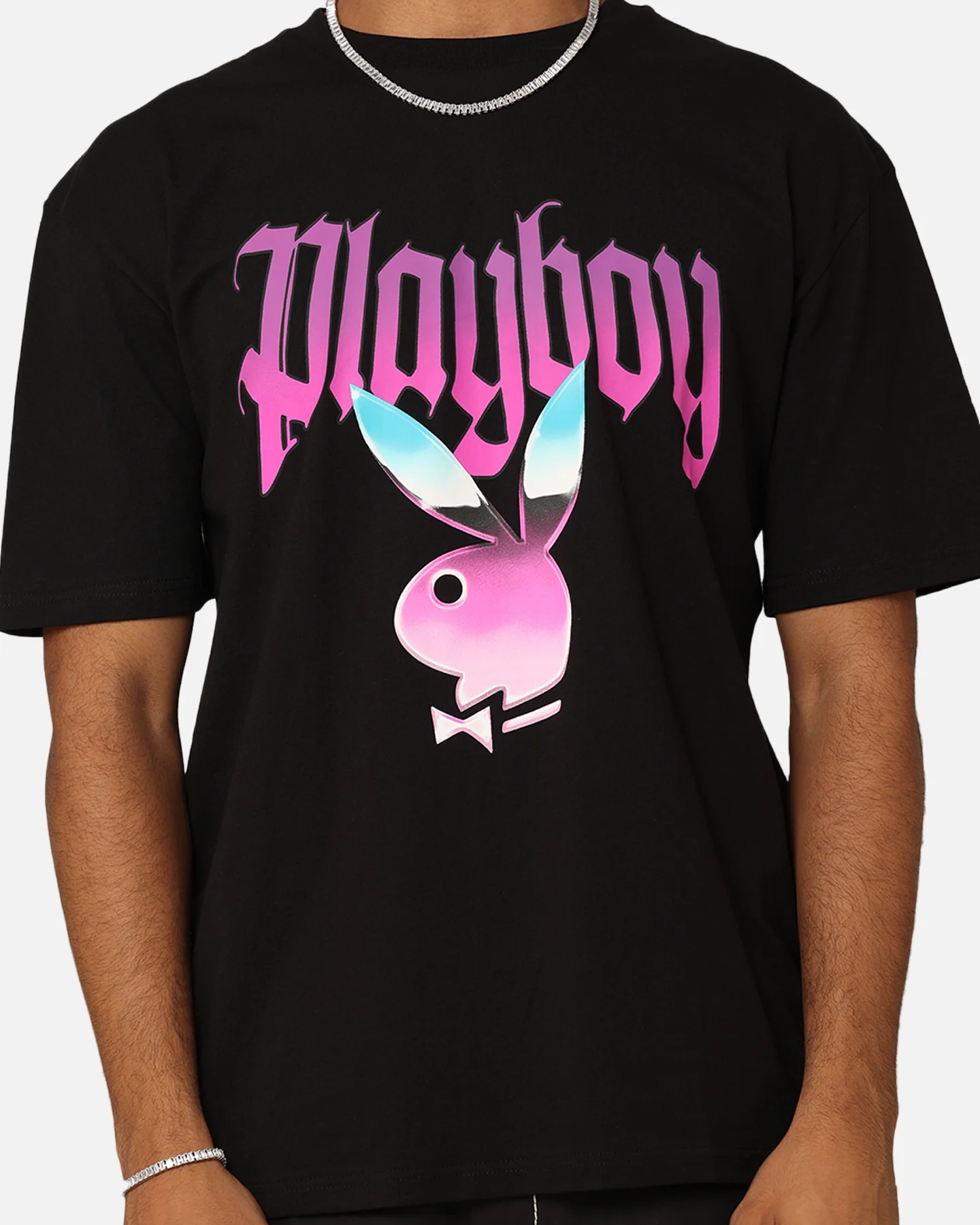 Playboy Chrome T-Shirt Black - Image 3