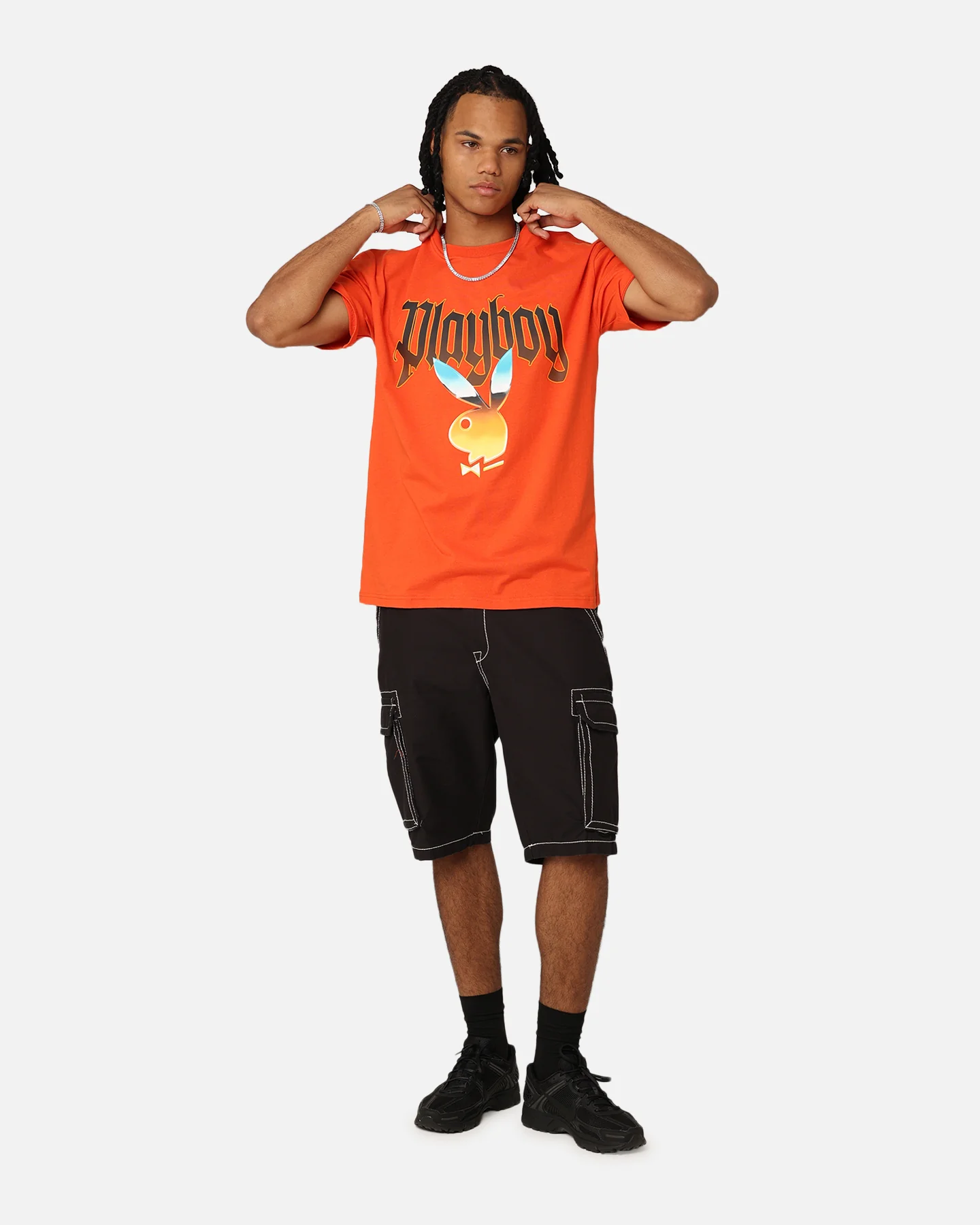 Playboy Chrome T-Shirt Orange - Image 2