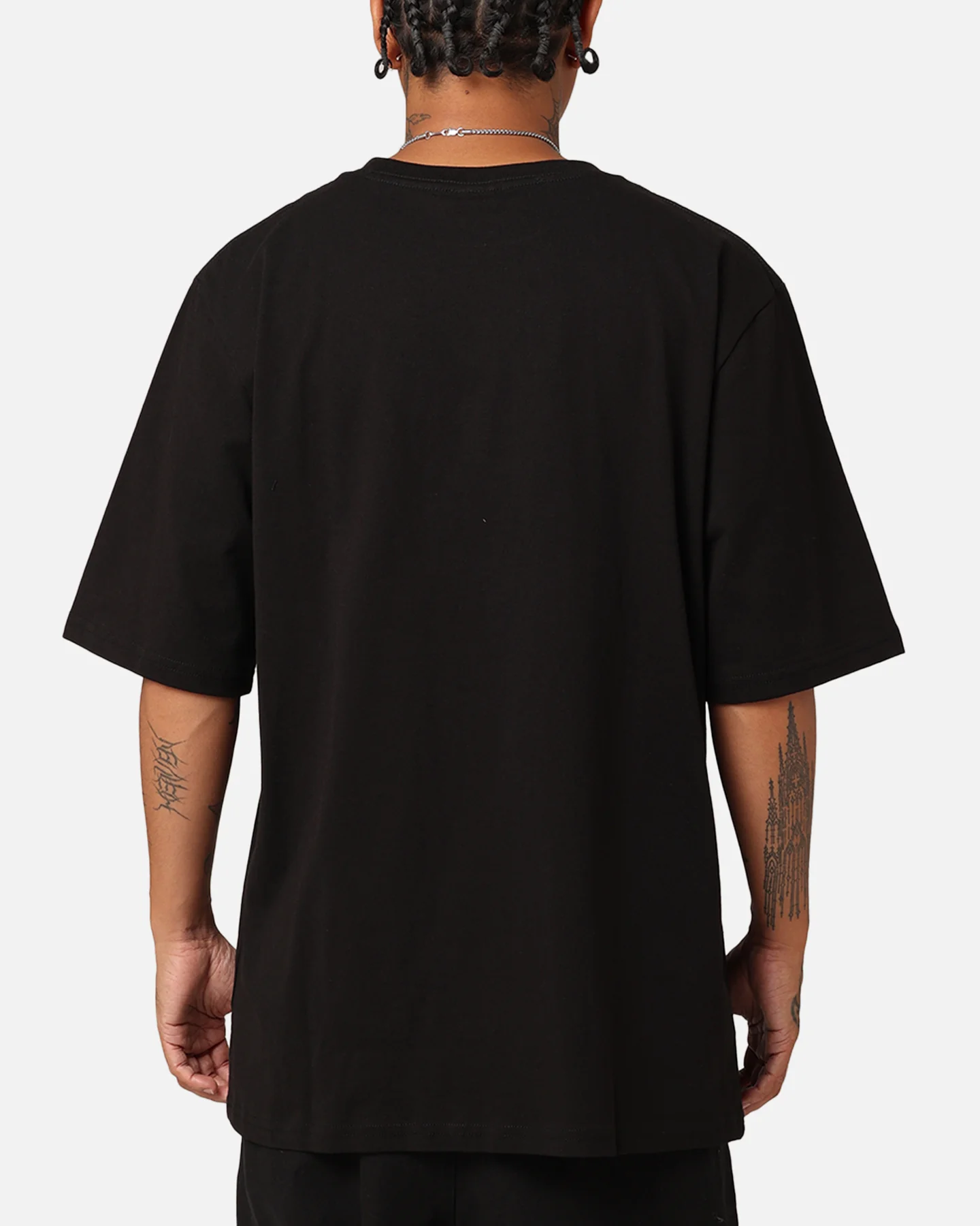 Playboy Diamanté Lips T-Shirt Black - Image 4