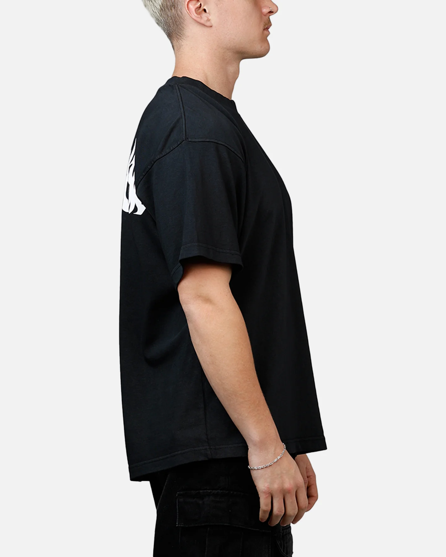 Playboy Flames 2.0 Boxy T-Shirt Black/White - Image 4