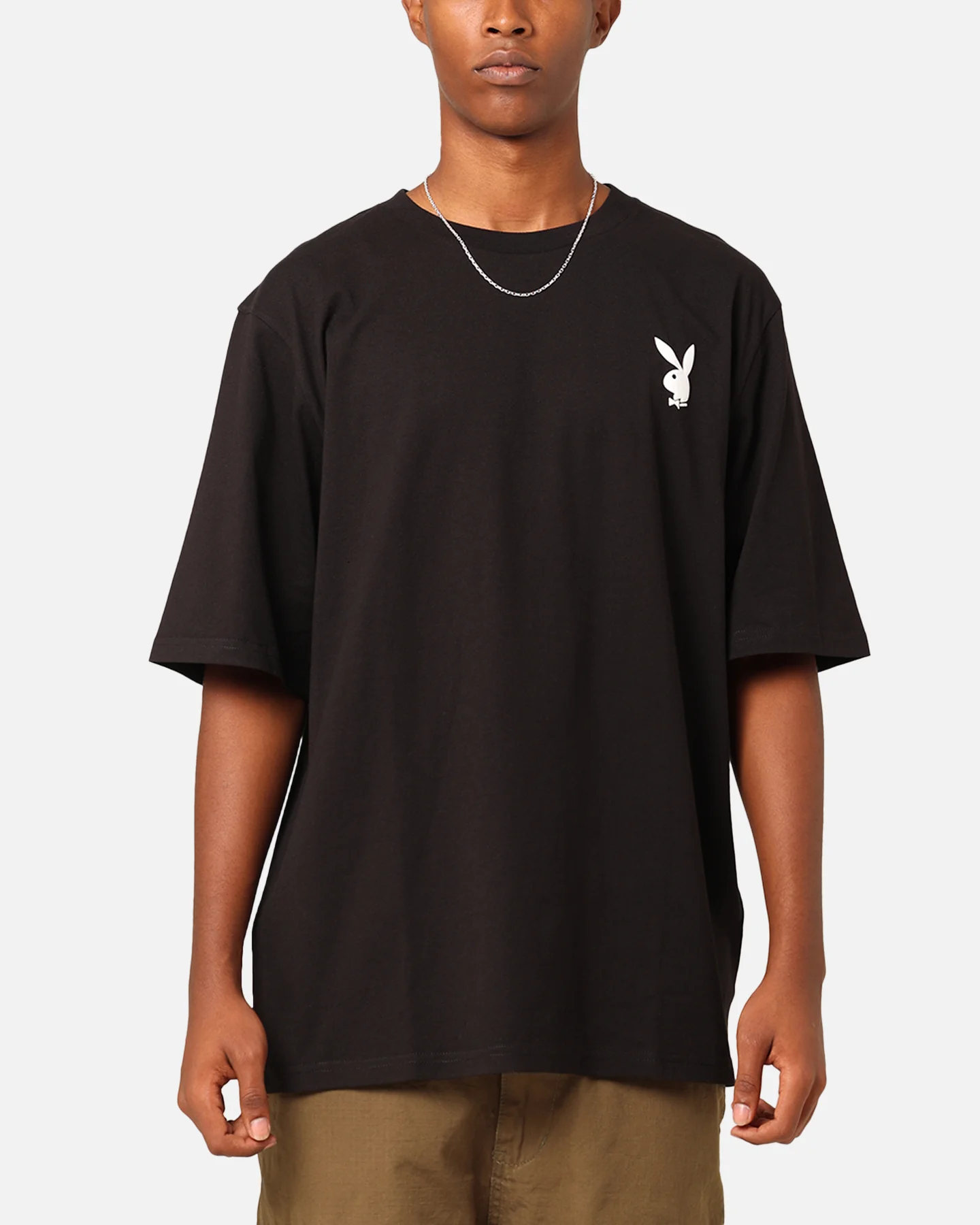 Playboy Gothic Stack T-Shirt Black - Image 2
