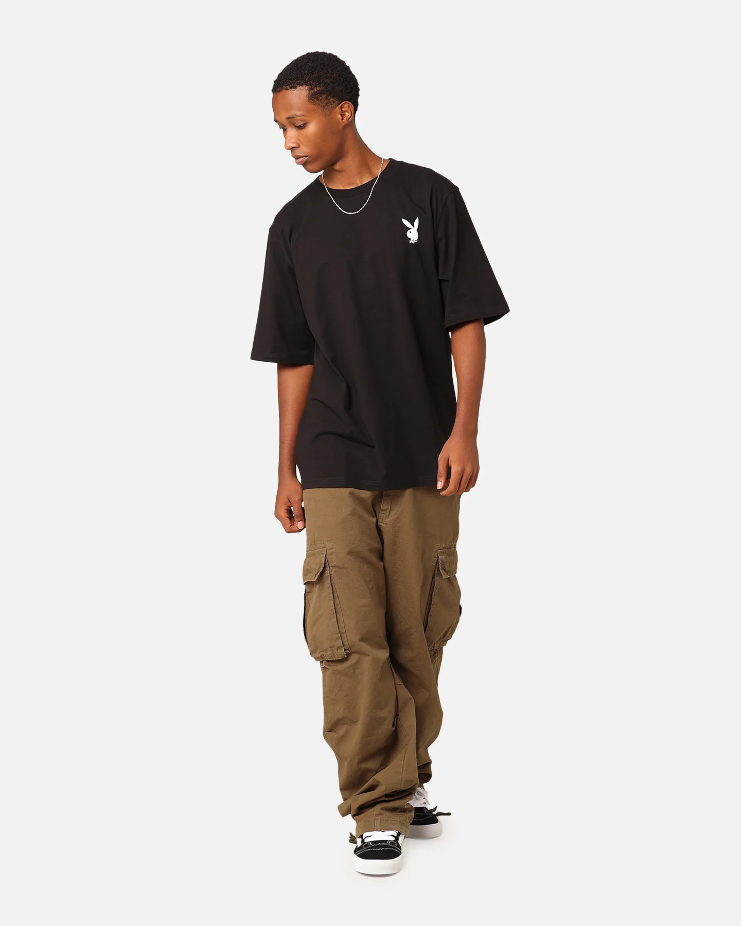Playboy Gothic Stack T-Shirt Black - Image 3