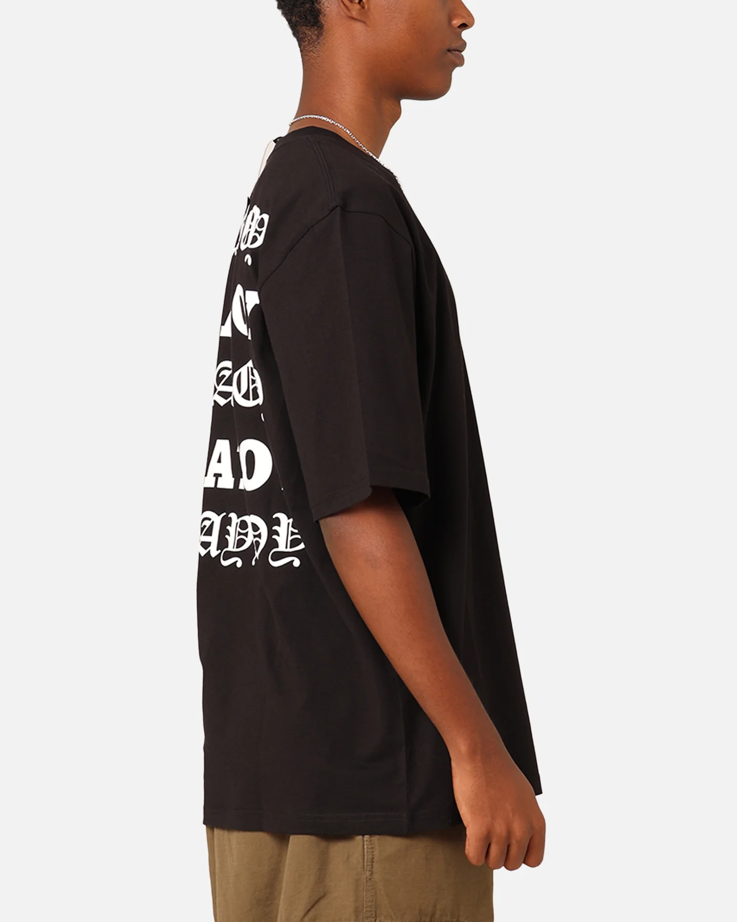 Playboy Gothic Stack T-Shirt Black - Image 5