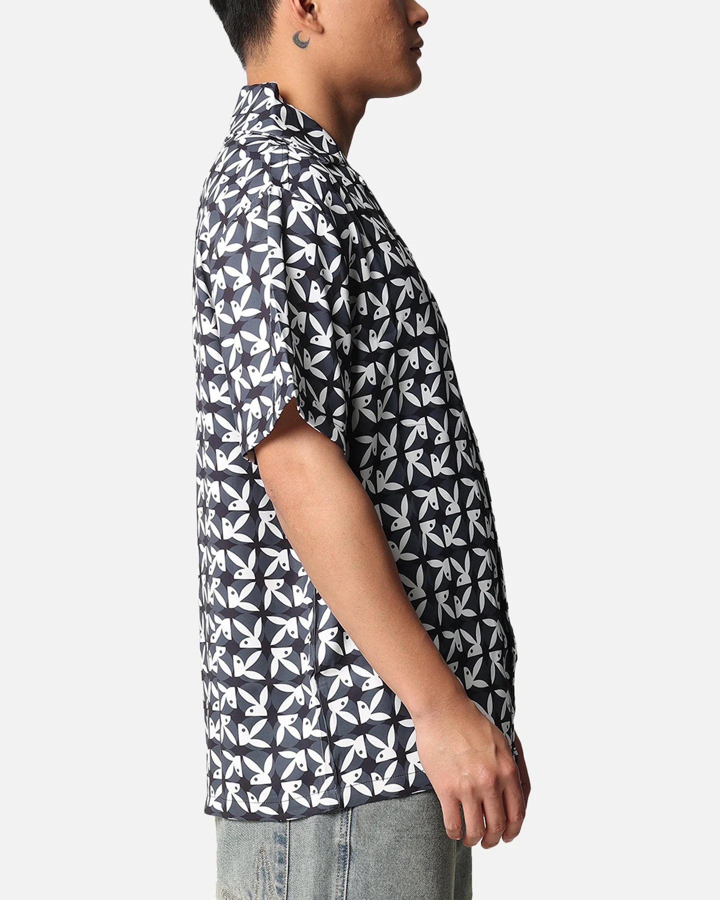 Playboy Half RHD Repeat Shirt Black - Image 5
