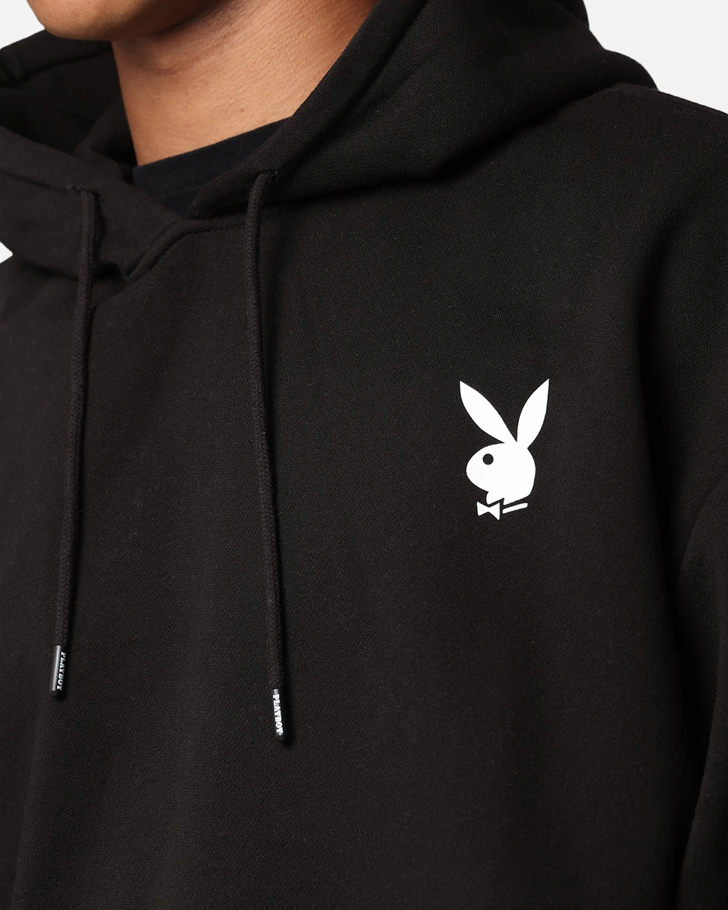 Playboy Logo Lockup Hoodie Black - Image 7