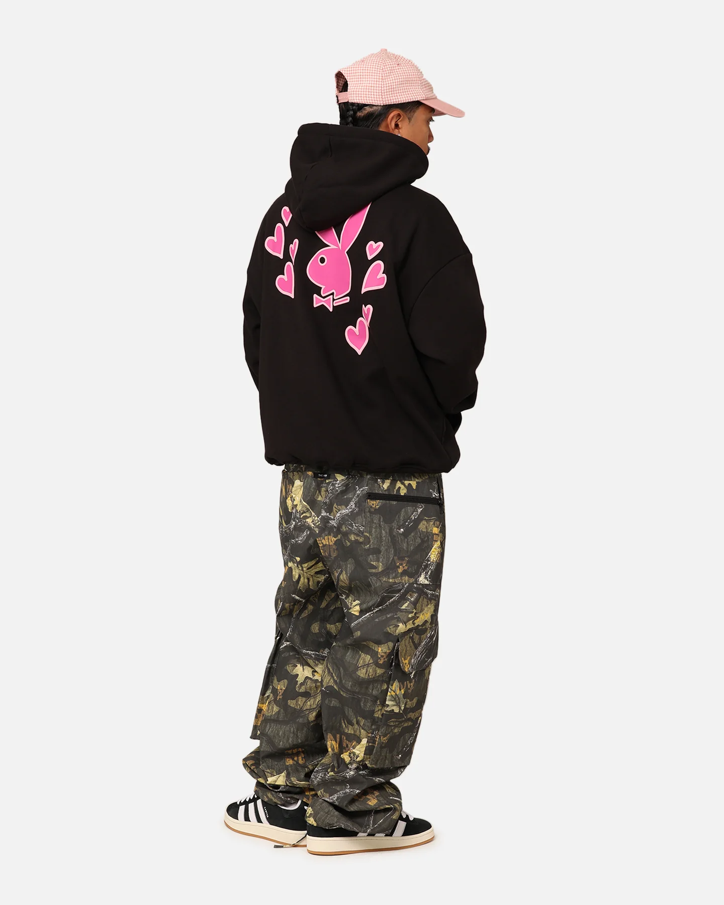 Playboy PB Heart Hoodie Black - Image 3