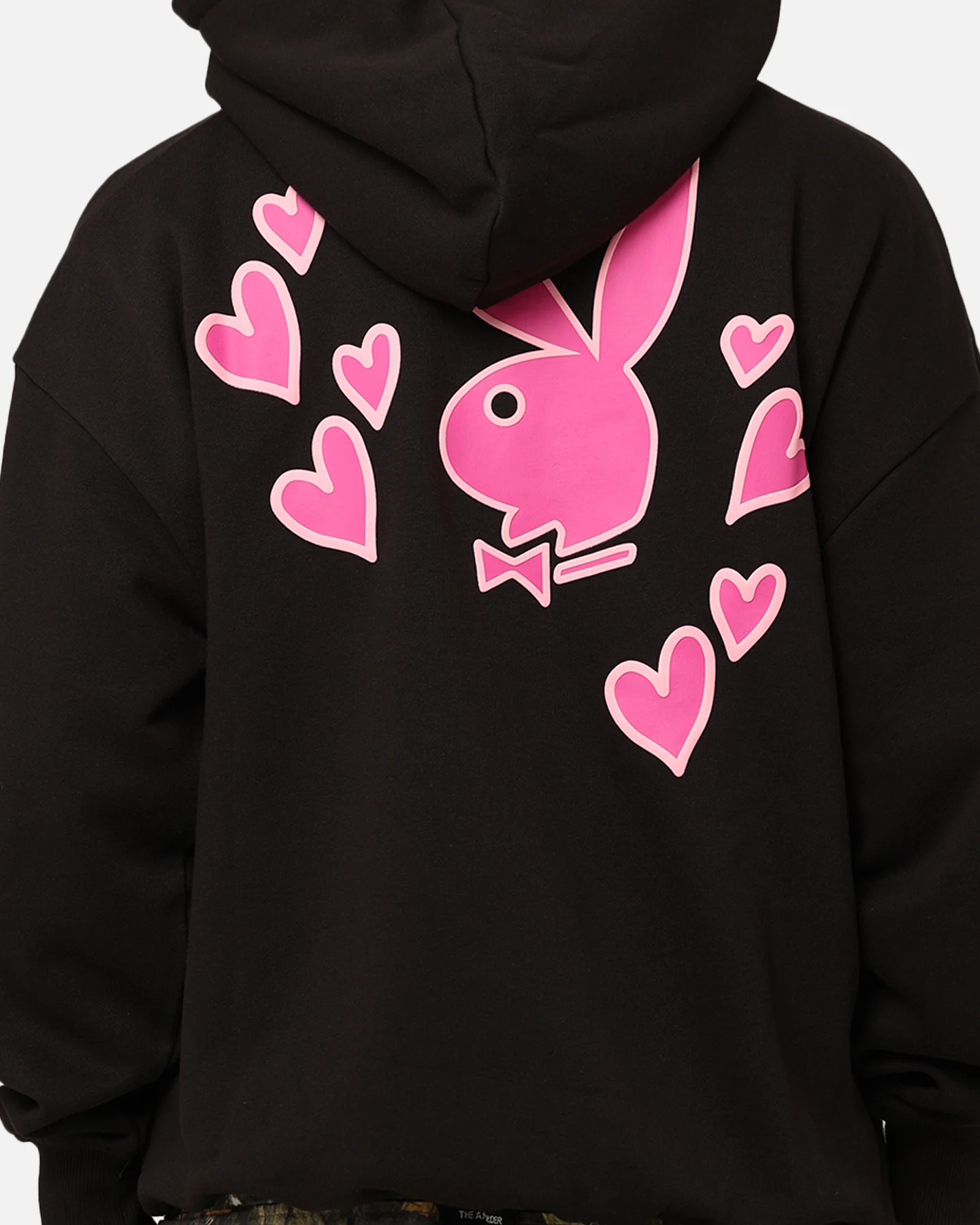 Playboy PB Heart Hoodie Black - Image 5