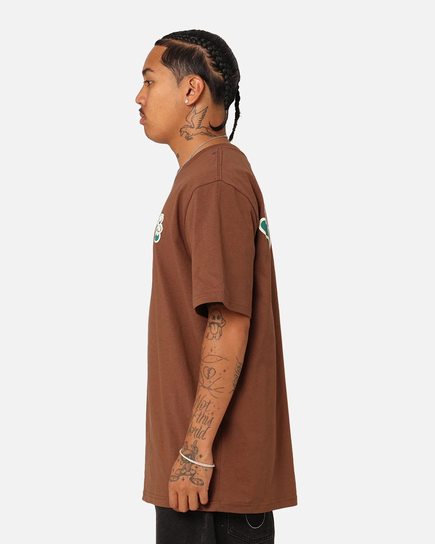 Playboy PB Heart T-Shirt Brown - Image 7