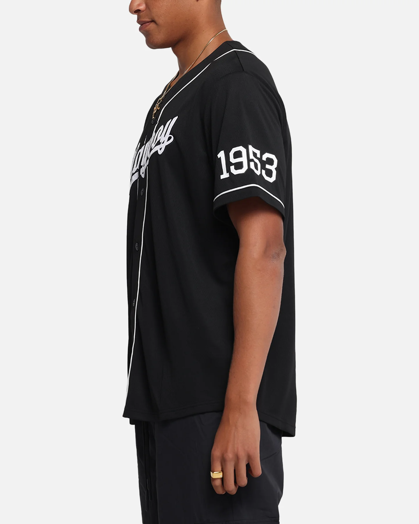 Playboy Playboy Bunny Baseball Jersey Black - Image 5