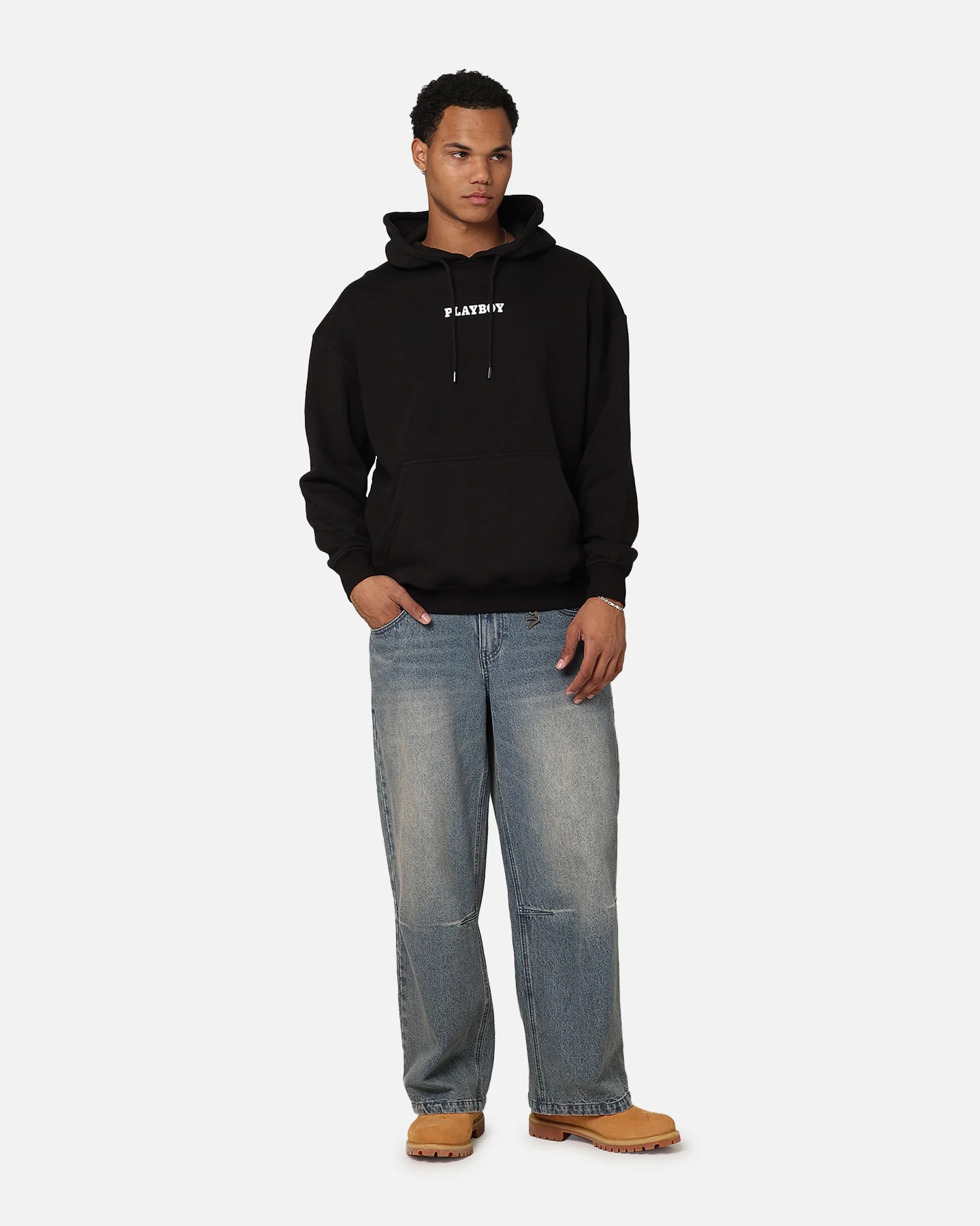 Playboy RHD Sqaured Hoodie Black - Image 4