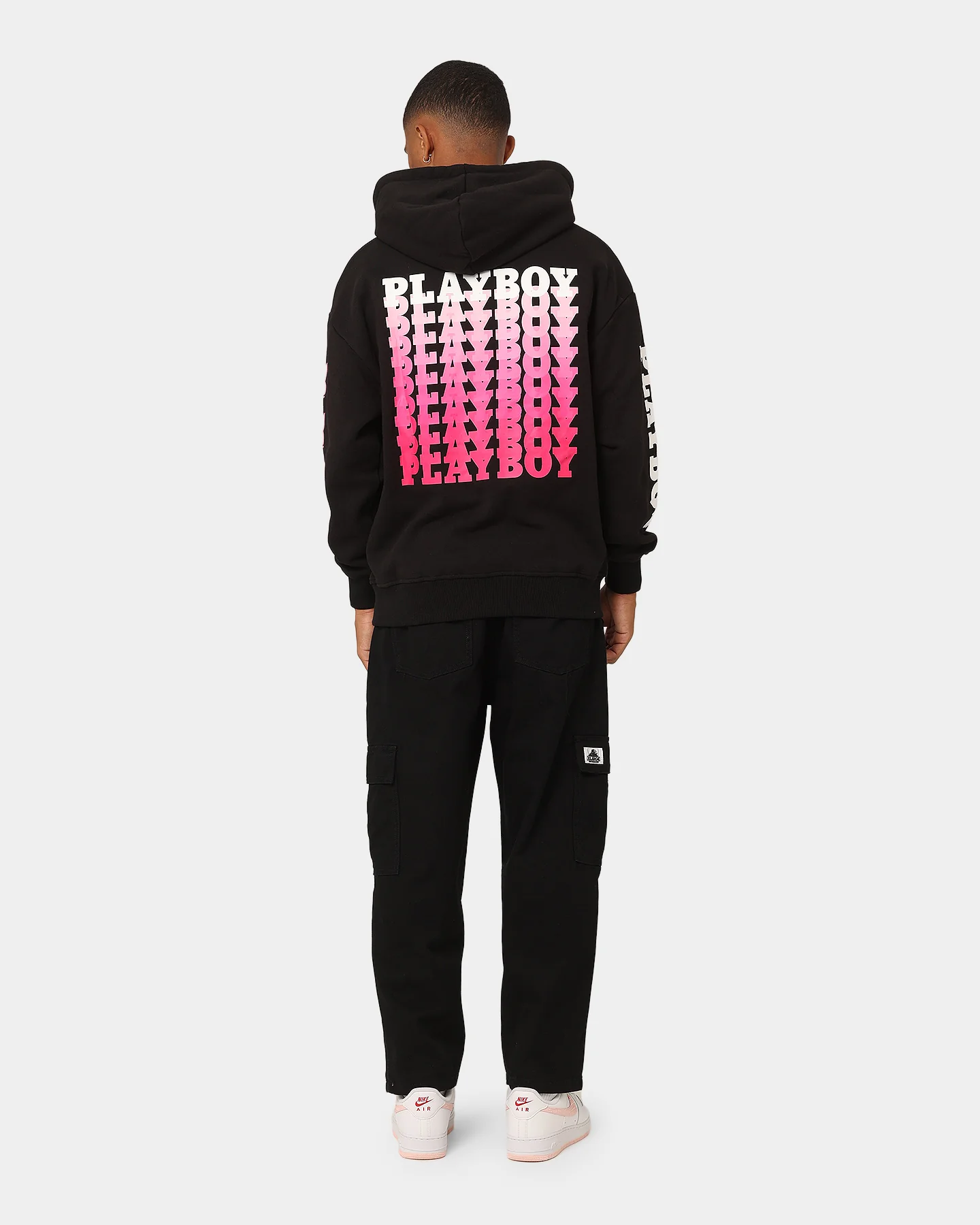 Playboy Stack Blend Hoodie Black - Image 3