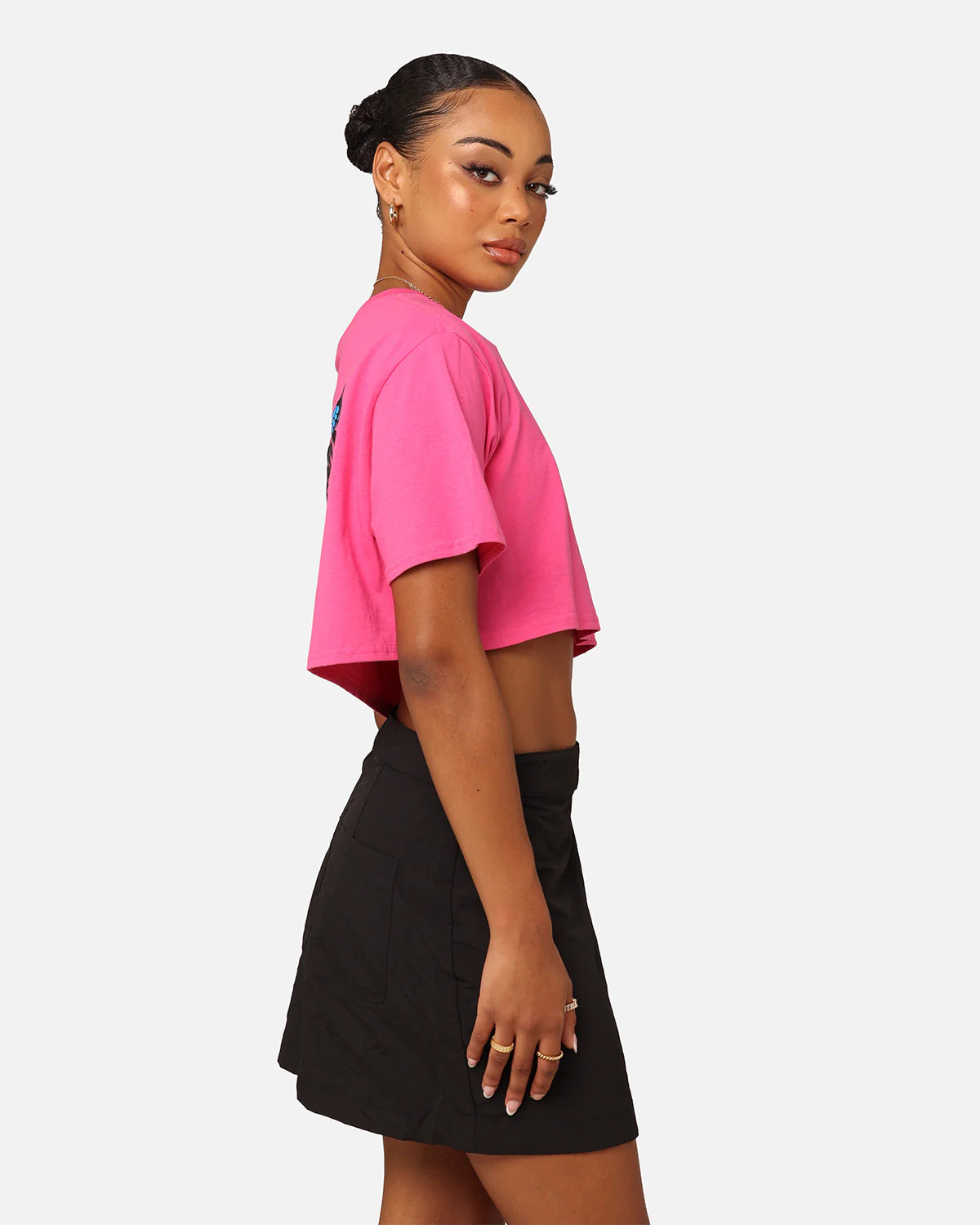 Playboy Women's Butterfly Cropped T-Shirt Pink - Image 6
