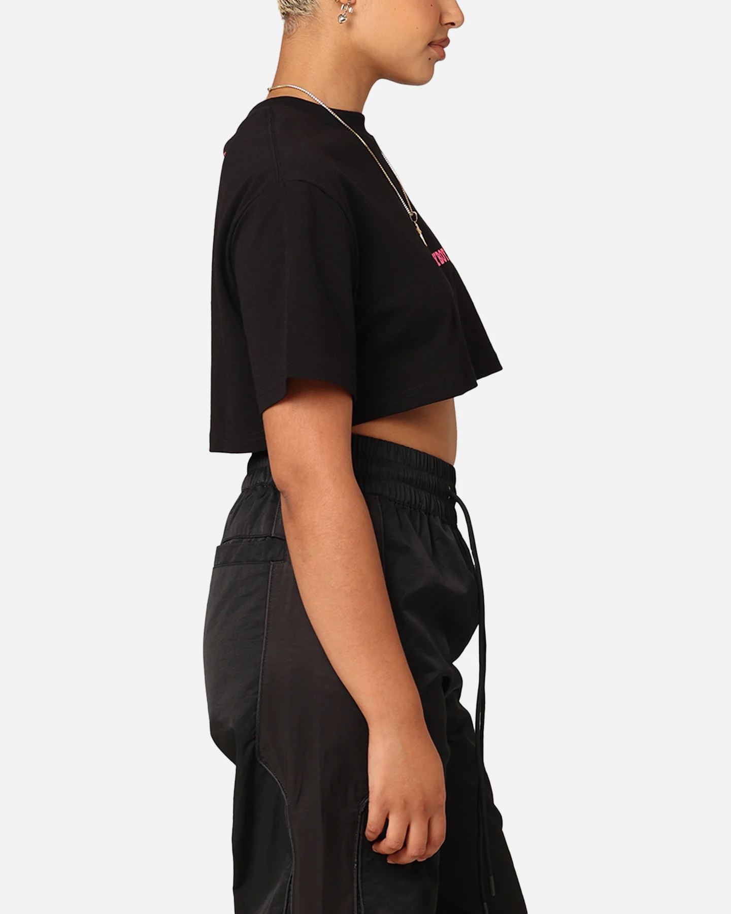 Playboy Women's SMU Cropped T-Shirt Black - Image 5