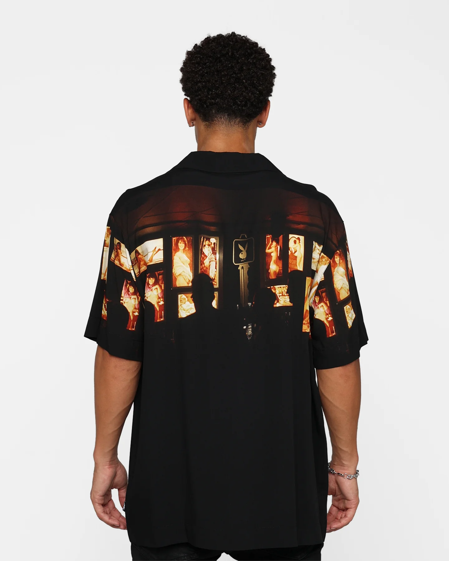 Playboy by Culture Kings Key Party Shirt Black/Multi - Image 5