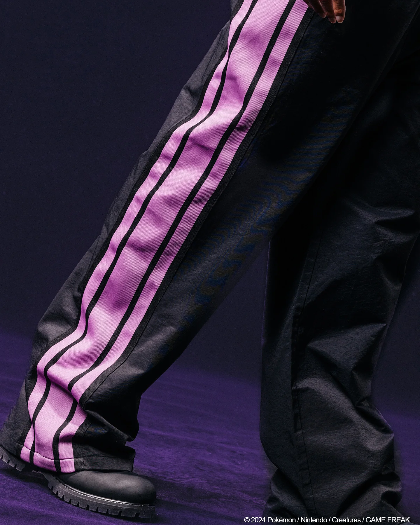 Pokémon By Loiter Gengar Trainer Trackpant Black/Purple - Image 4