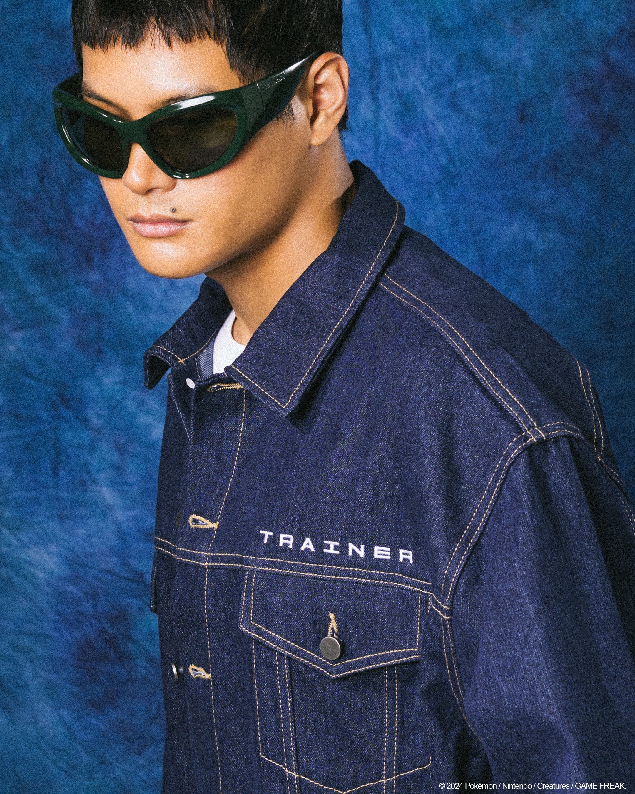 Pokémon By Loiter Pikachu Denim Jacket Indigo - Image 8