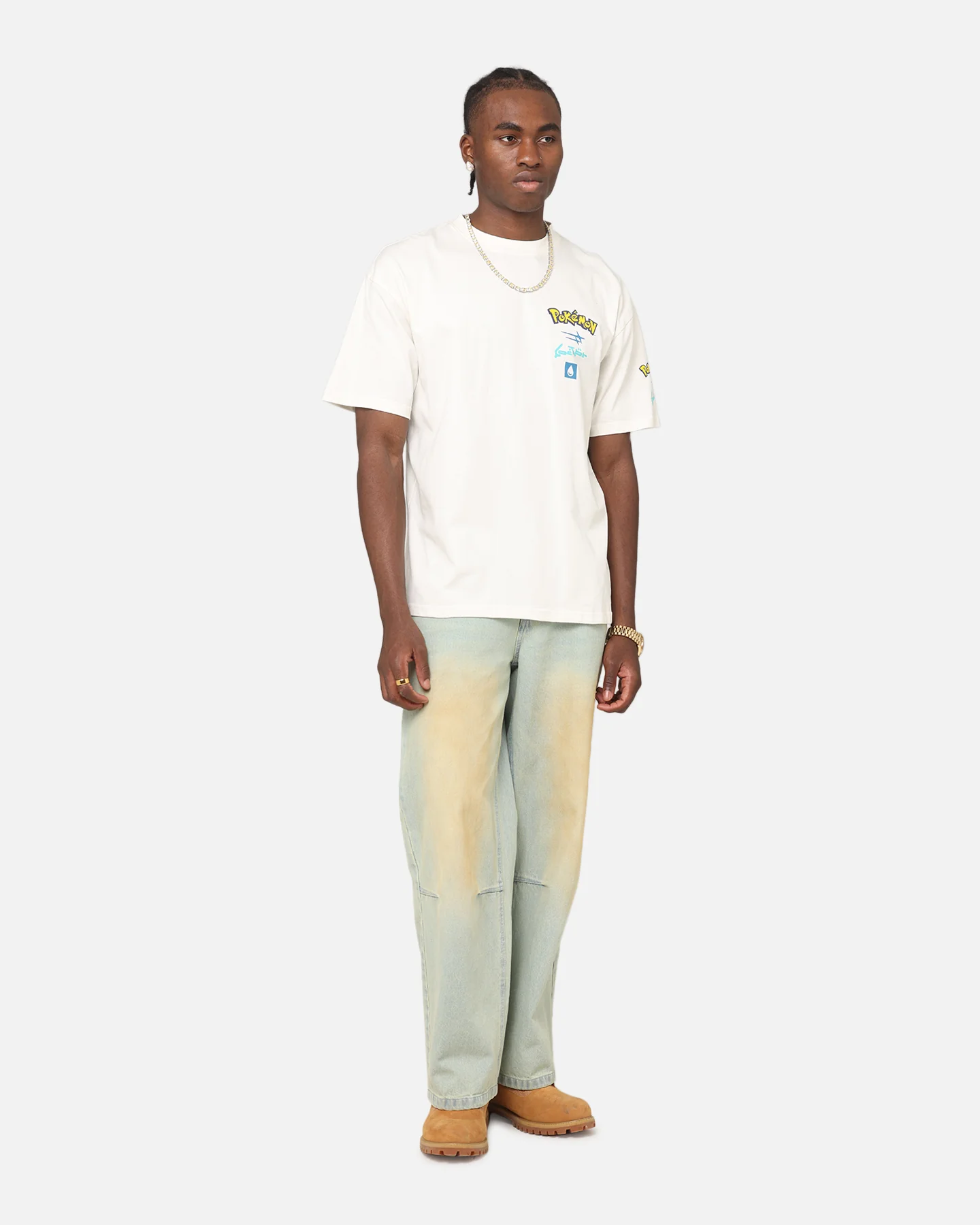 Pokémon By Loiter Squirtle T-Shirt Off White - Image 4