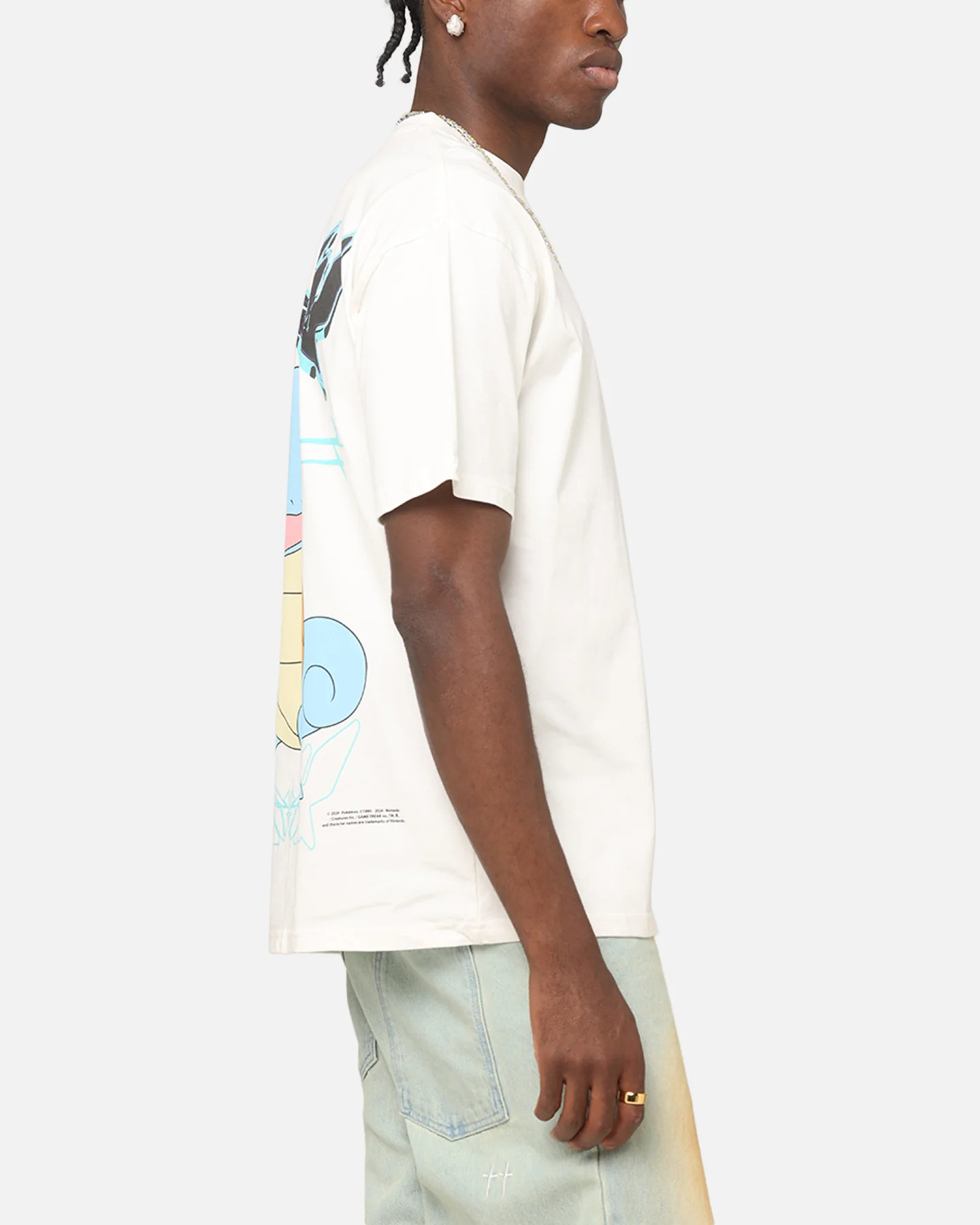 Pokémon By Loiter Squirtle T-Shirt Off White - Image 5