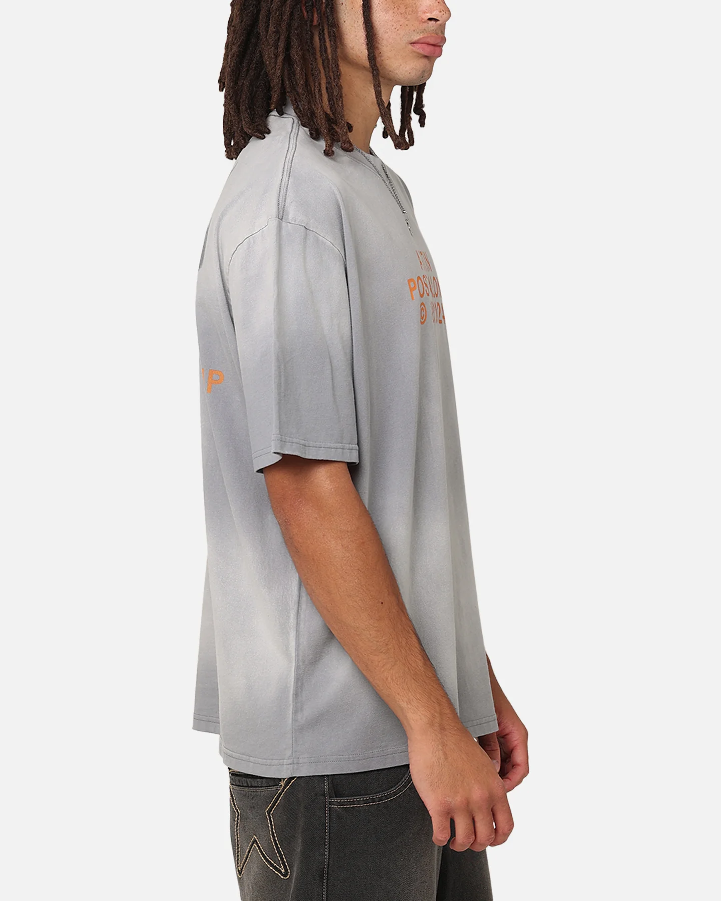 Post Malone Sign Me Up T-Shirt Sun Washed Blue - Image 5