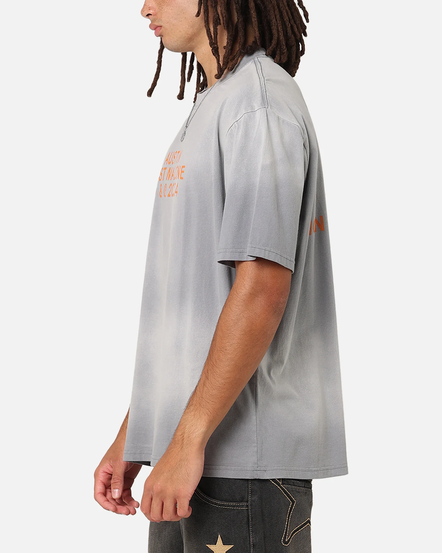 Post Malone Sign Me Up T-Shirt Sun Washed Blue - Image 6