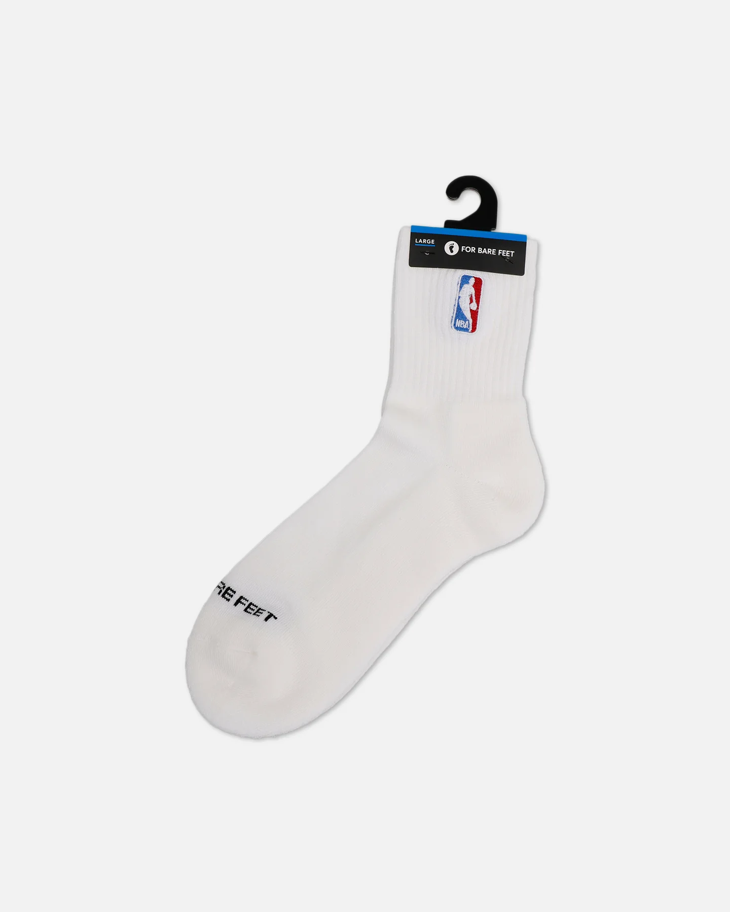 Pro Compression Classic NBA Logoman Crew Sock White - Image 2