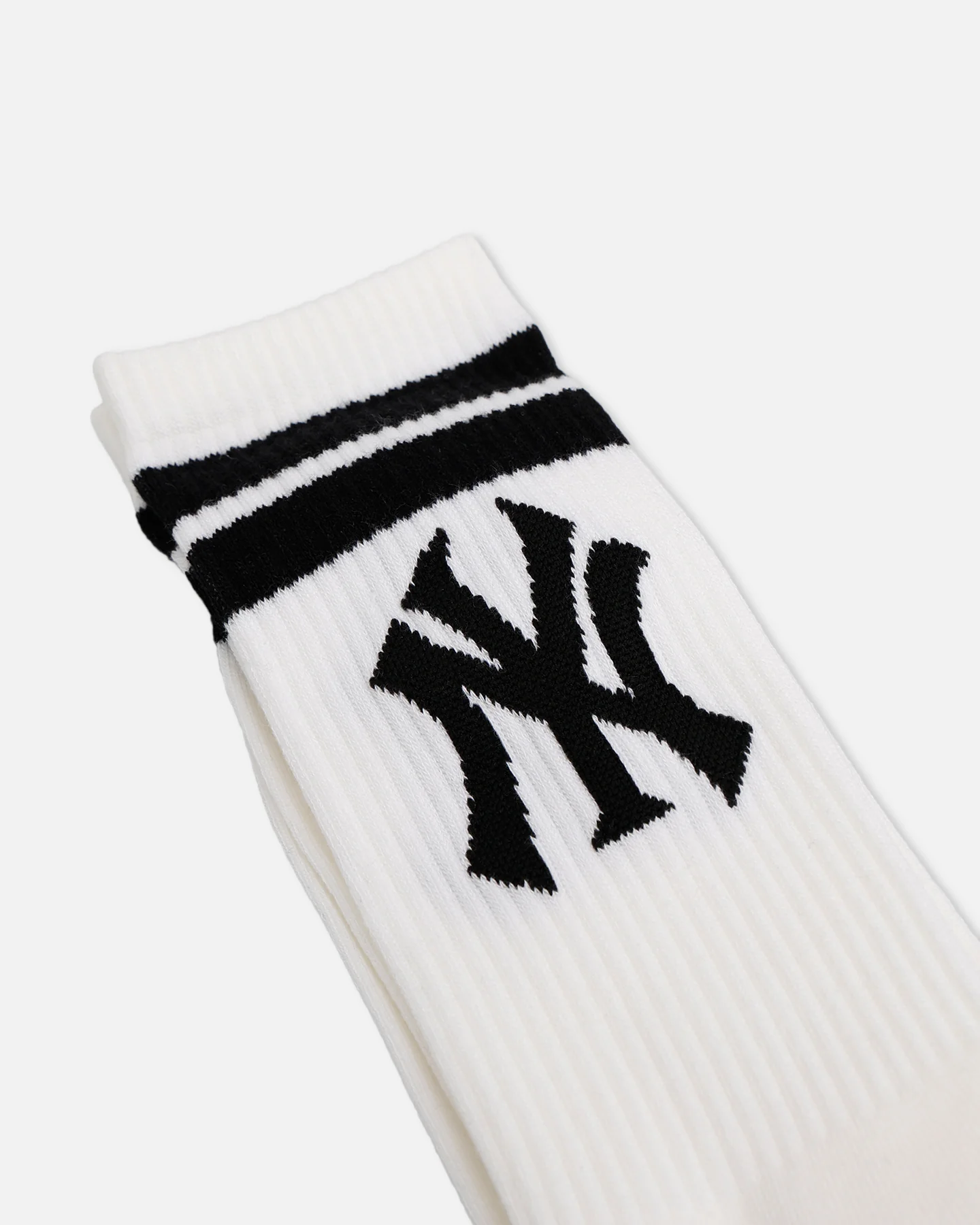 Pro Compression New York Yankees Gym Stripe Crew Sock Black/White - Image 3