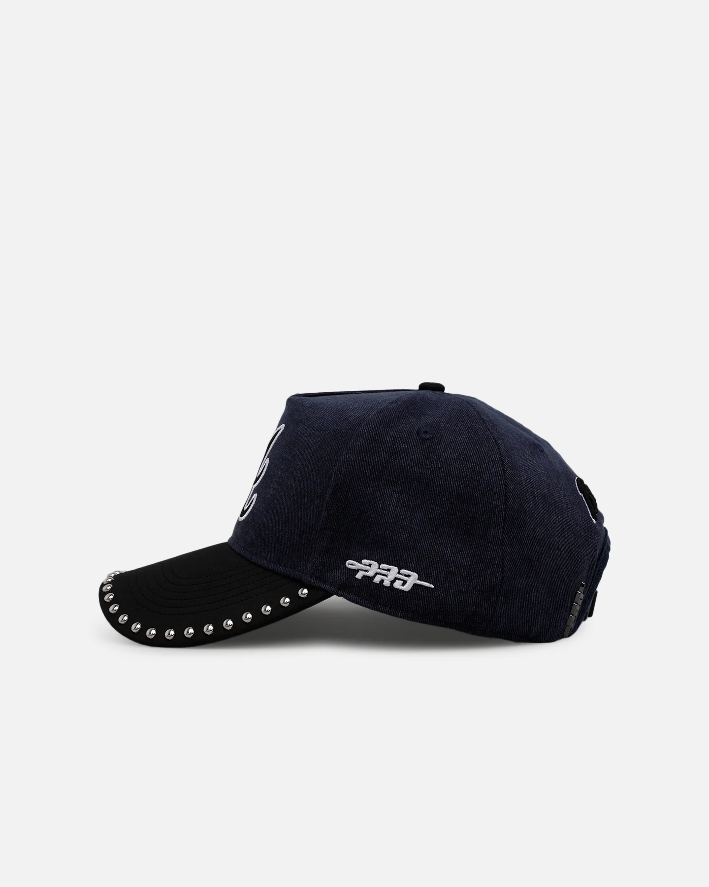 Pro Standard Atlanta Braves 'Polished Hardware' Pro Pinch Strapback Navy - Image 4
