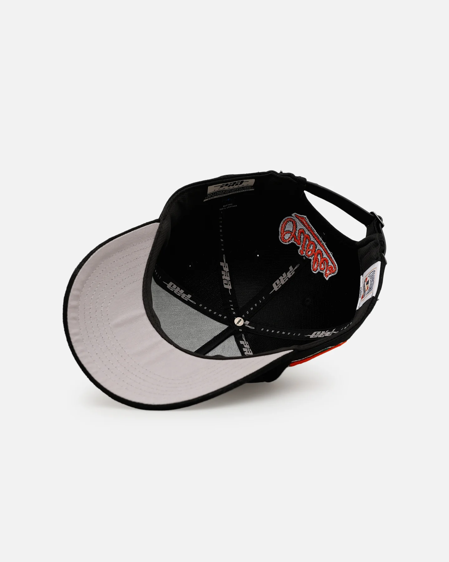 Pro Standard Baltimore Orioles 'Team Color Suede' Pro Pinch Strapback Official Team Color - Image 6