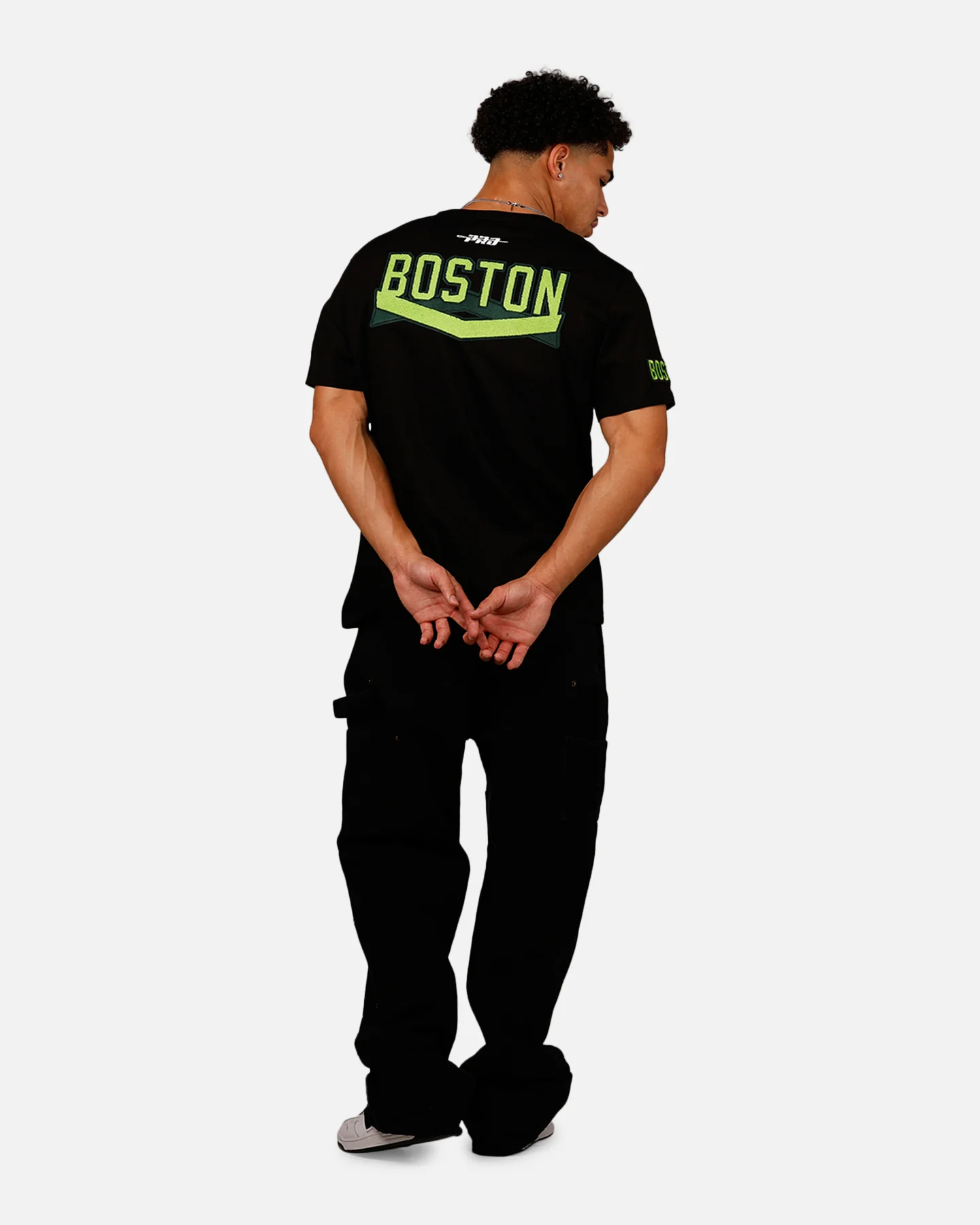 Pro Standard Boston Celtics City 24-25 Season T-Shirt Black - Image 6