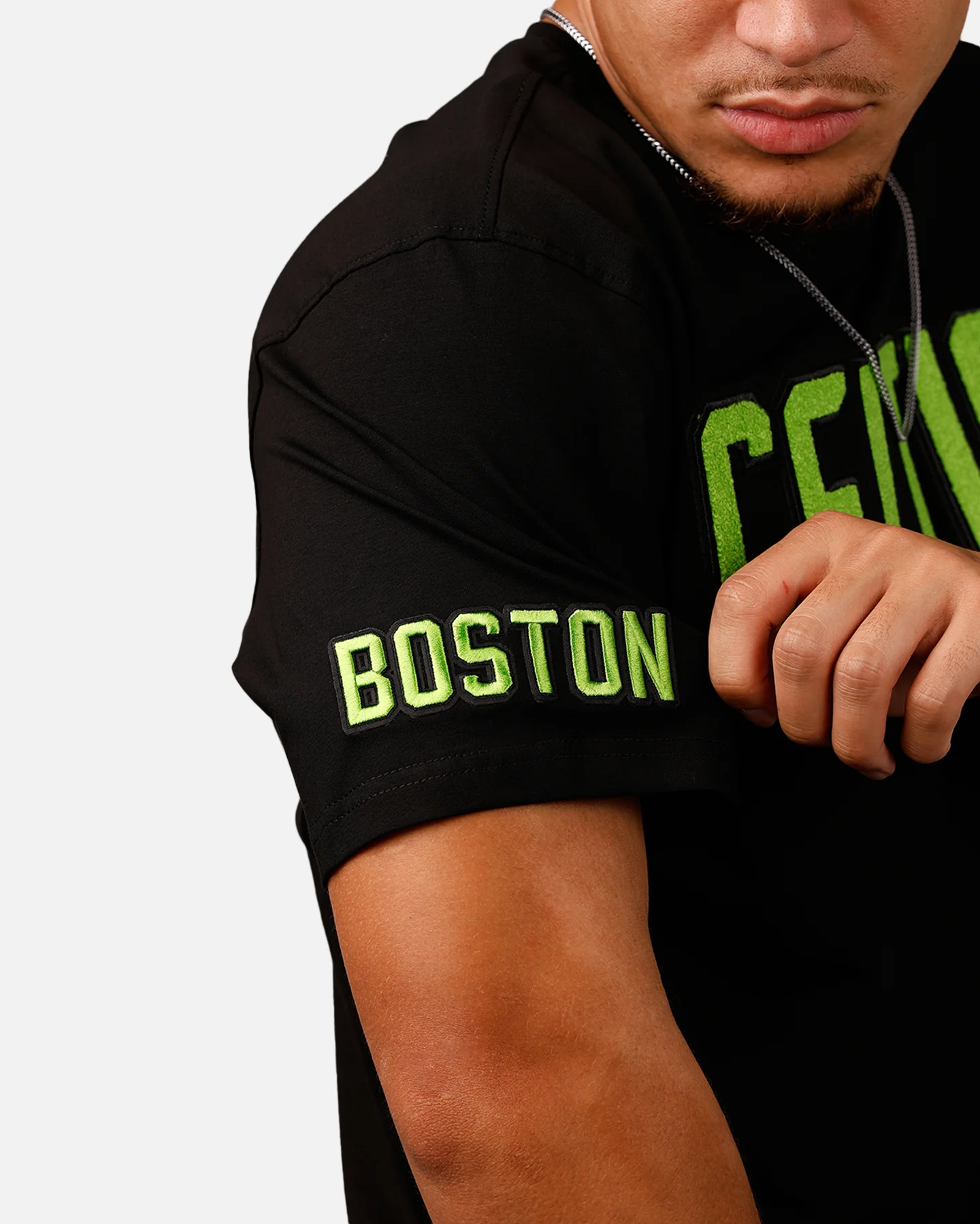 Pro Standard Boston Celtics City 24-25 Season T-Shirt Black - Image 8