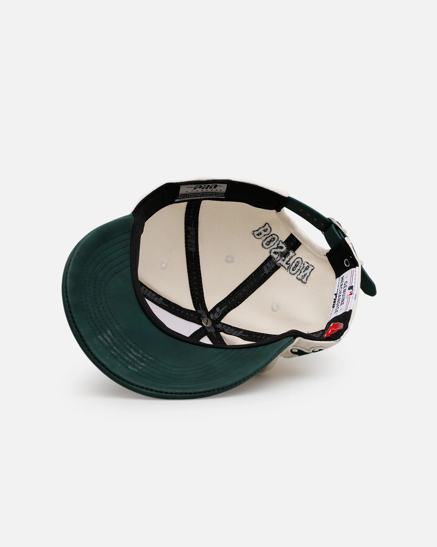 Pro Standard Boston Red Sox 'Tapestry 2.0' Pinch Front Strapback Dark Green - Image 7