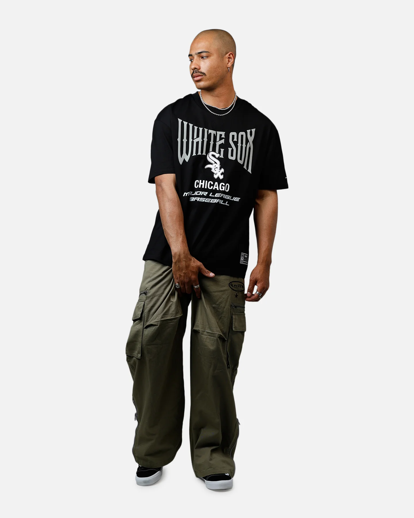 Pro Standard Chicago White Sox City Tour 2.0 T-Shirt Black - Image 3