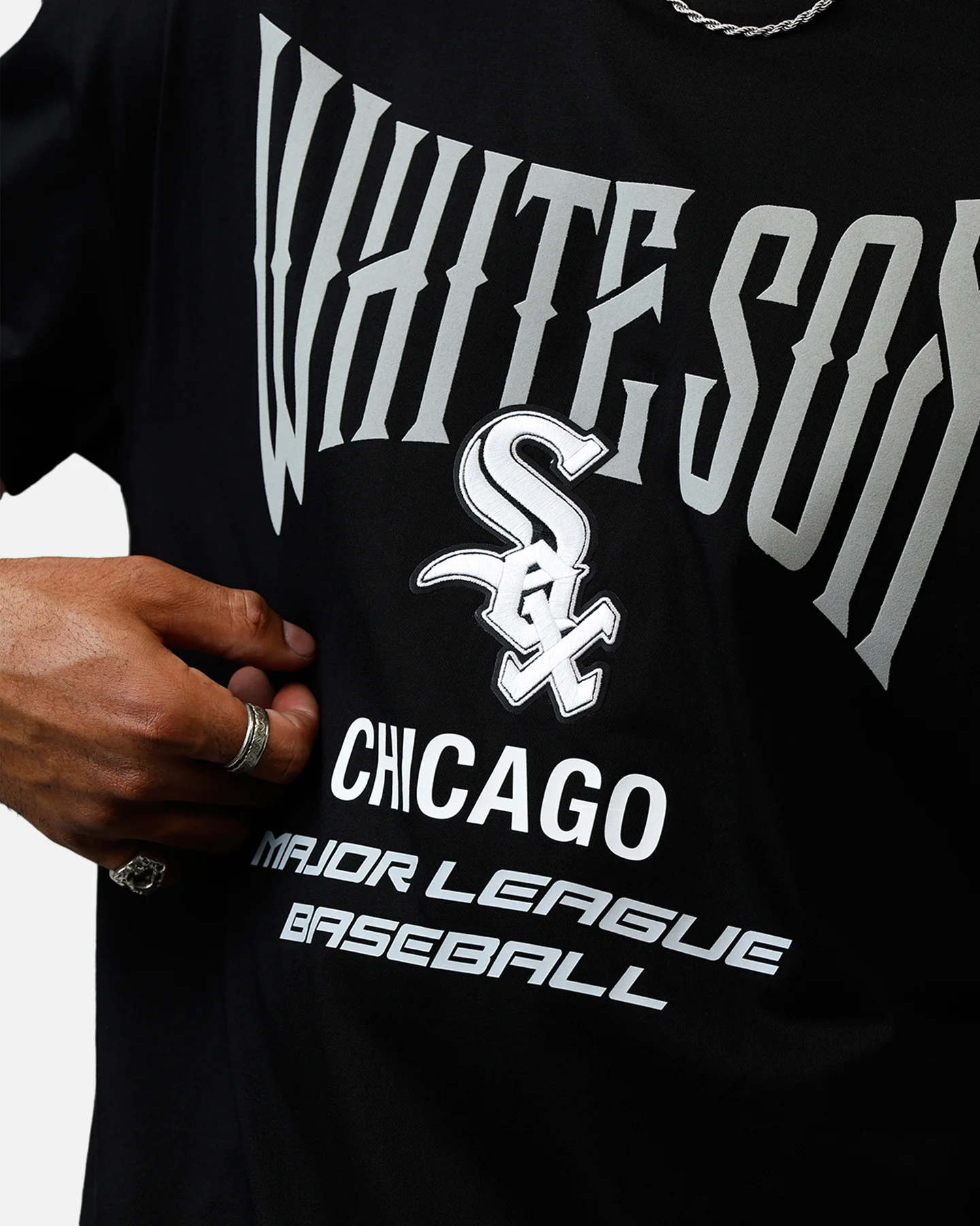 Pro Standard Chicago White Sox City Tour 2.0 T-Shirt Black - Image 7