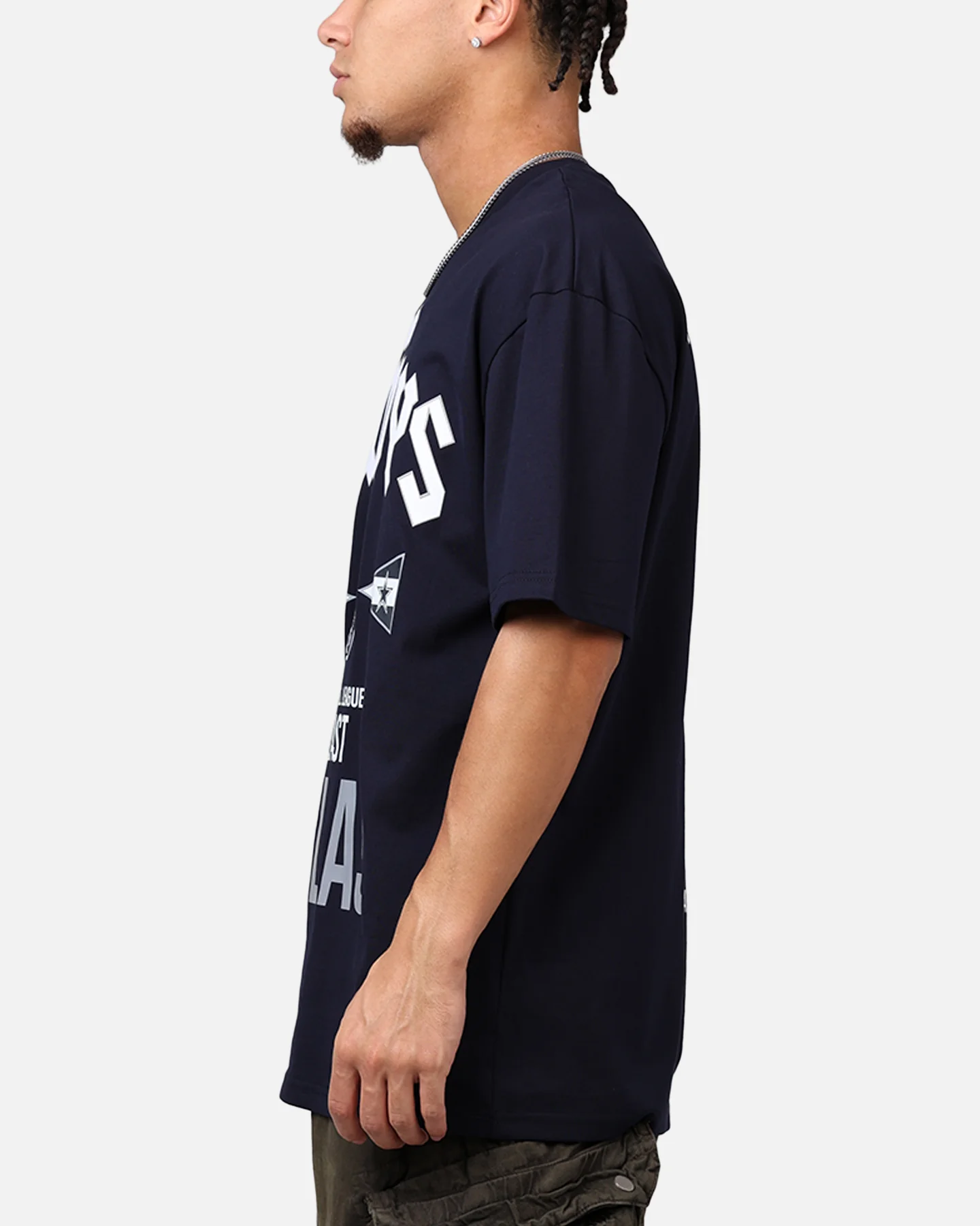 Pro Standard Dallas Cowboys City Tour CJ Drop T-Shirt Midnight Navy - Image 5