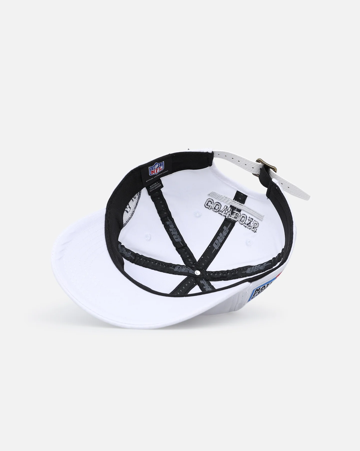 Pro Standard Dallas Cowboys Fast Lane Logo Dad Hat Strapback White - Image 6