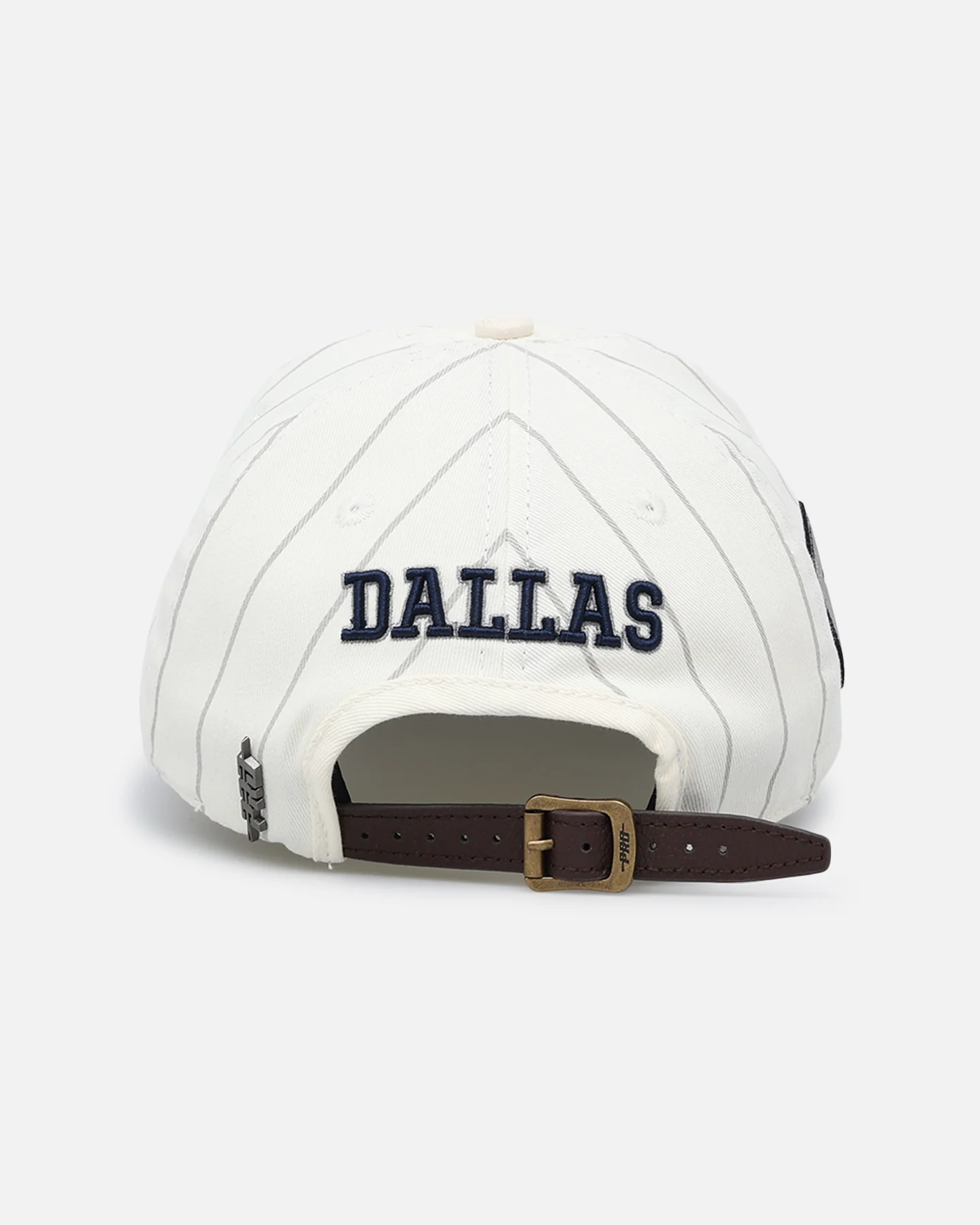 Pro Standard Dallas Cowboys Pinstripe Classic Dad Hat Strapback Eggshell/Yellow - Image 2