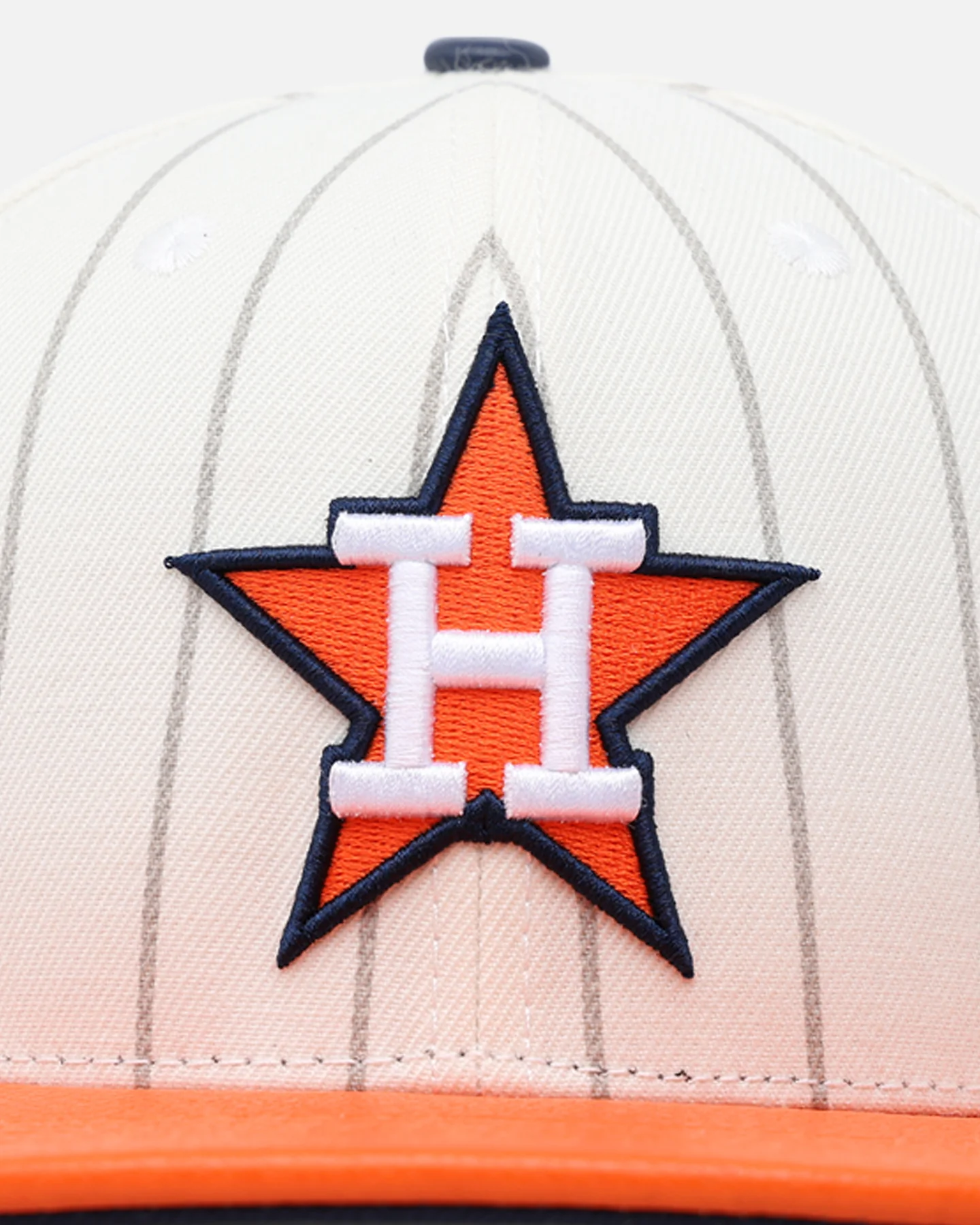 Pro Standard Houston Astros Classic Logo Wool Strapback Eggshell/Yellow - Image 6