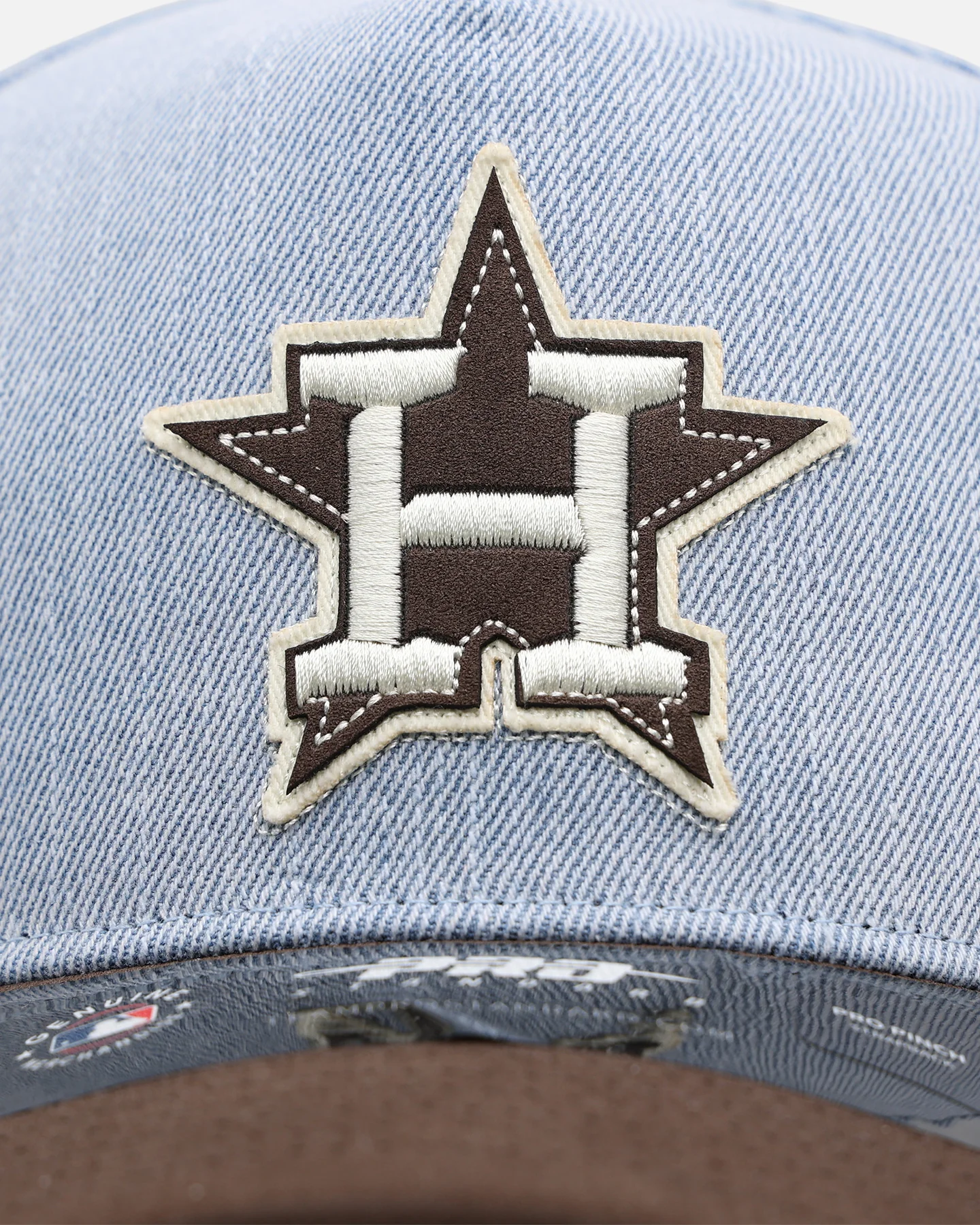 Pro Standard Houston Astros 'Denim Suede' Pro Pinch Strapback Denim - Image 5