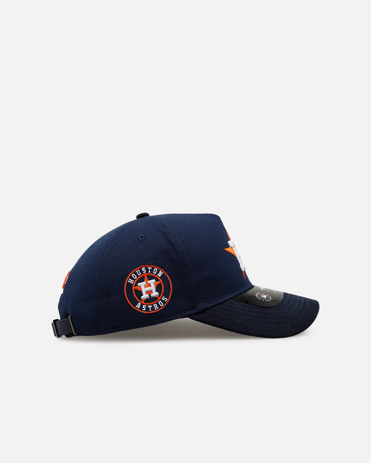 Pro Standard Houston Astros 'Team Color Suede' Pro Pinch Strapback Official Team Color - Image 3