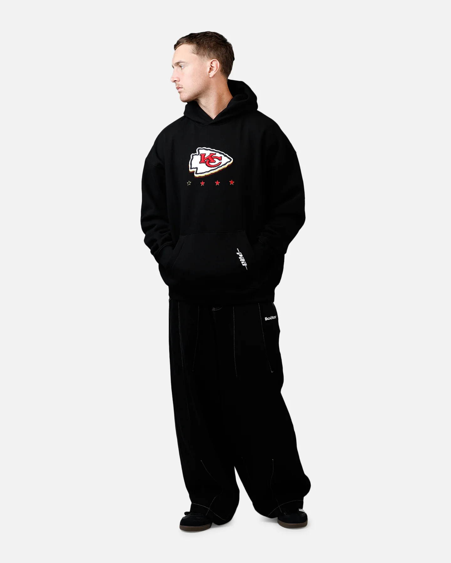 Pro Standard Kansas City Chiefs Kickoff Hoodie Black/Red - Image 3