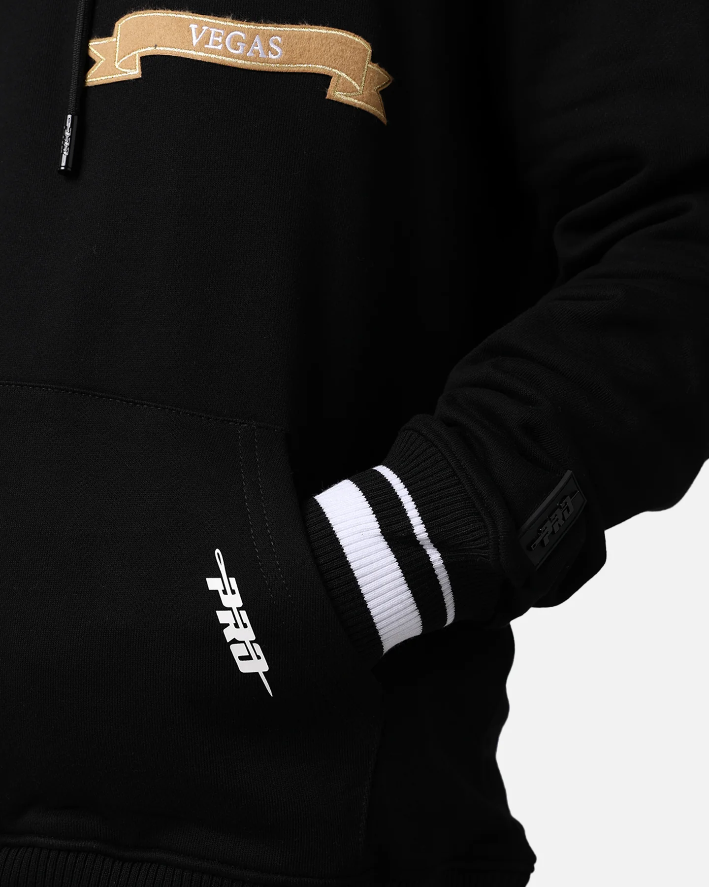 Pro Standard Vegas Golden Knights Pro Prep Hoodie White/Black - Image 10