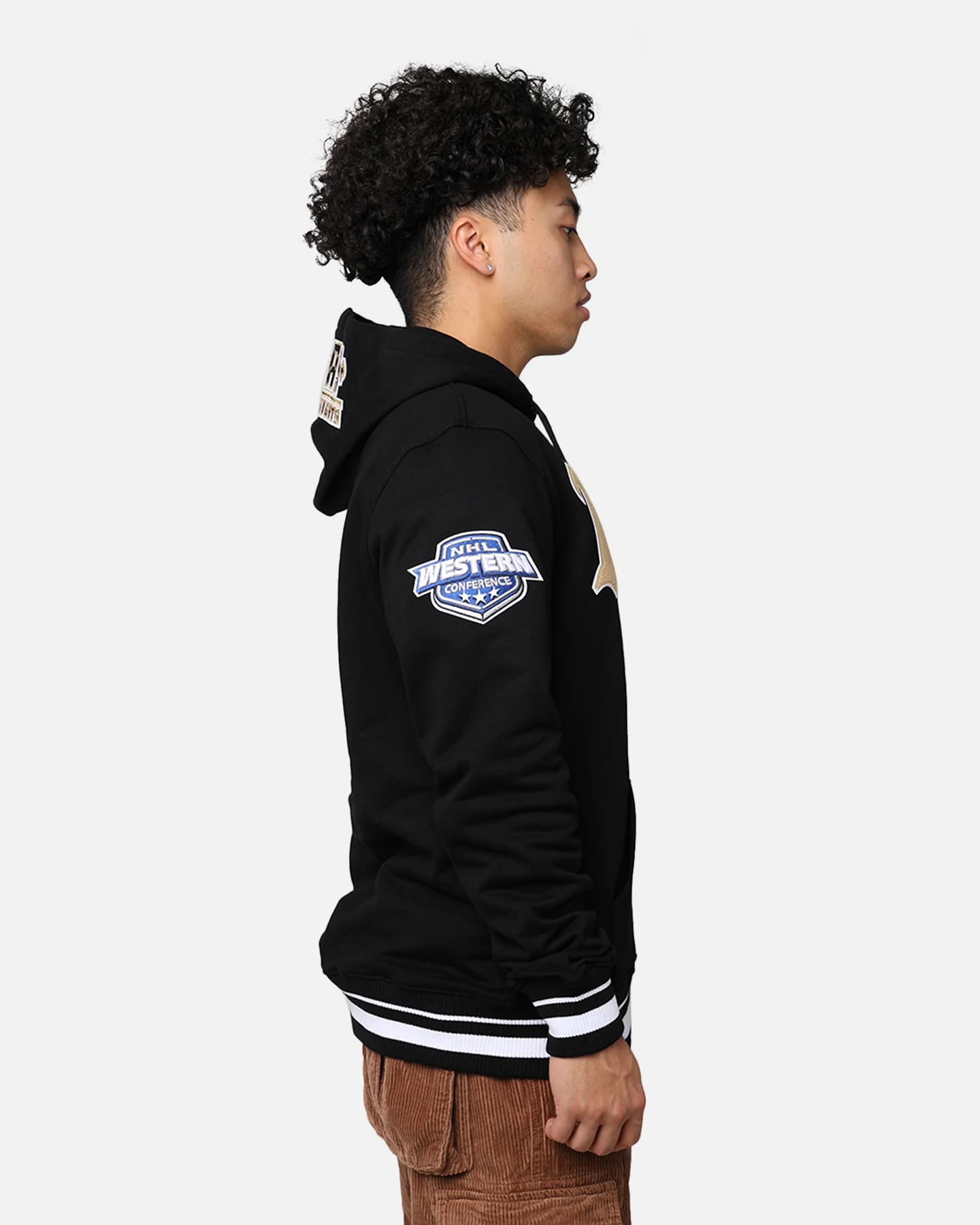Pro Standard Vegas Golden Knights Pro Prep Hoodie White/Black - Image 6