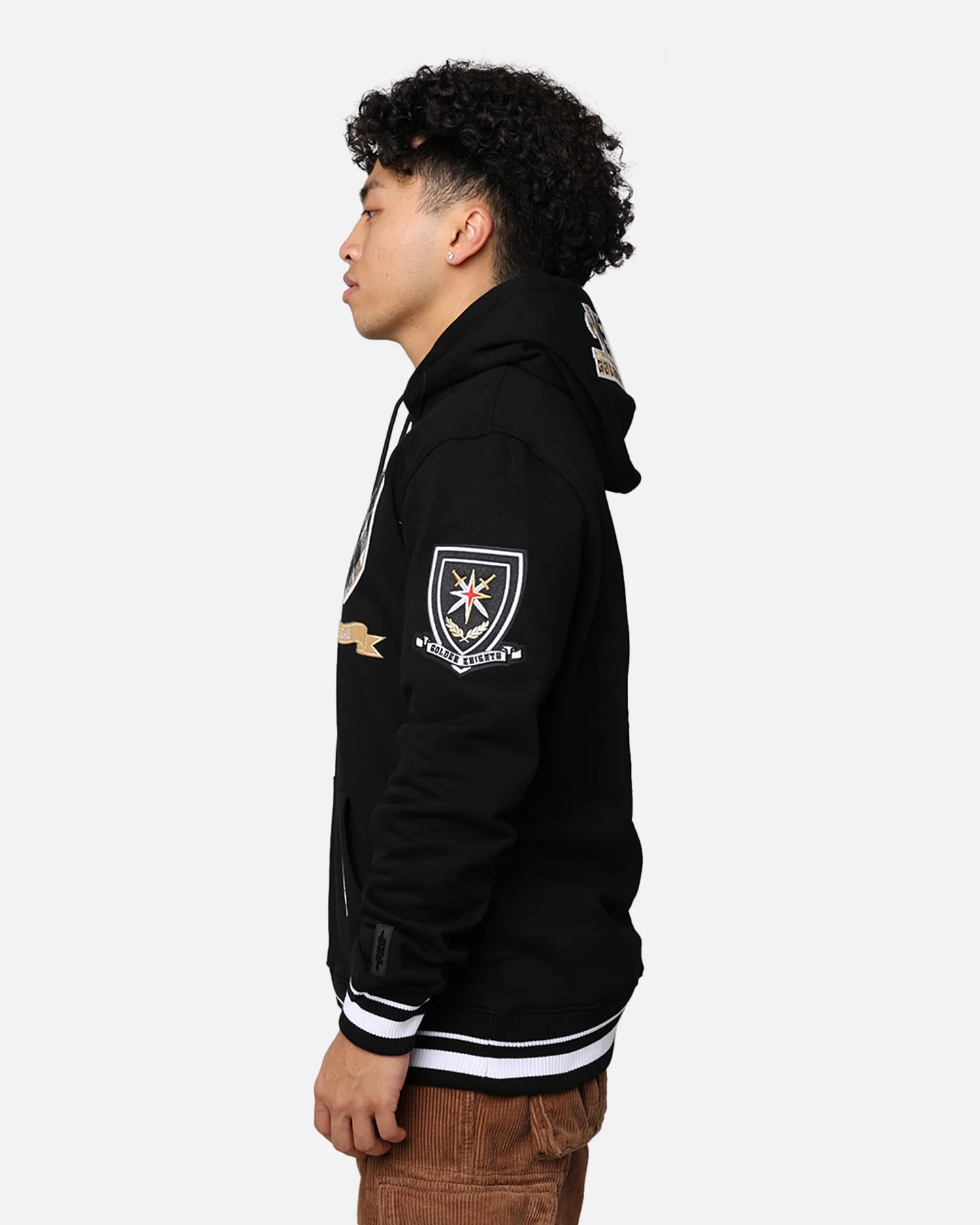 Pro Standard Vegas Golden Knights Pro Prep Hoodie White/Black - Image 7