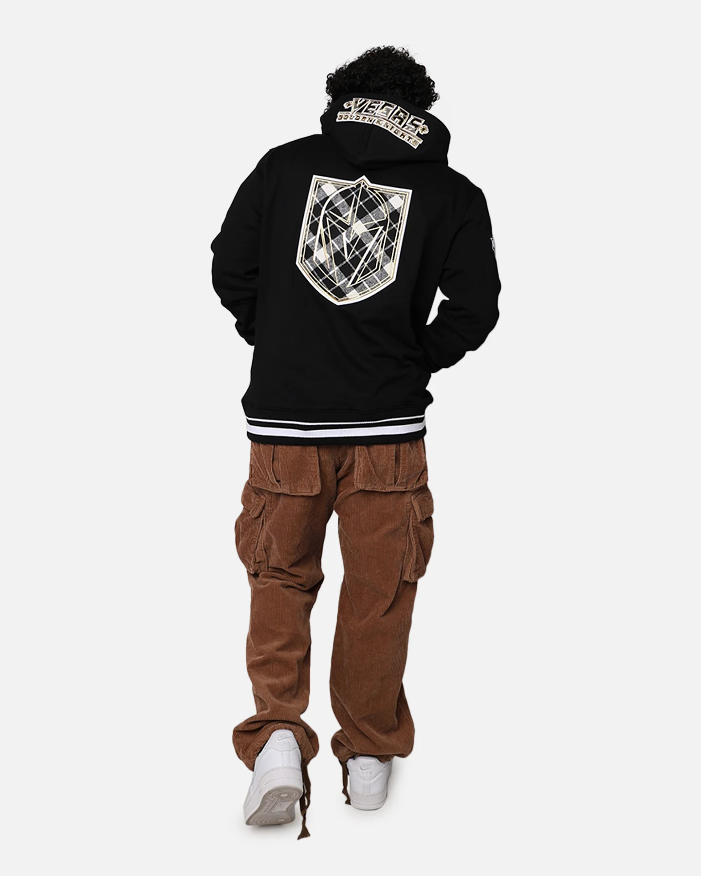Pro Standard Vegas Golden Knights Pro Prep Hoodie White/Black - Image 8