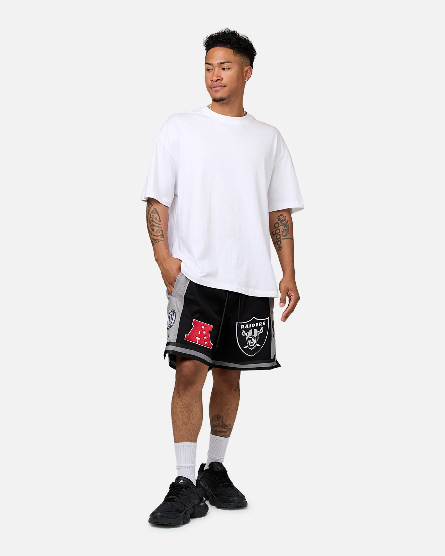 Pro Standard Las Vegas Raiders Fast Lane DK 2.0 Shorts Black - Image 2
