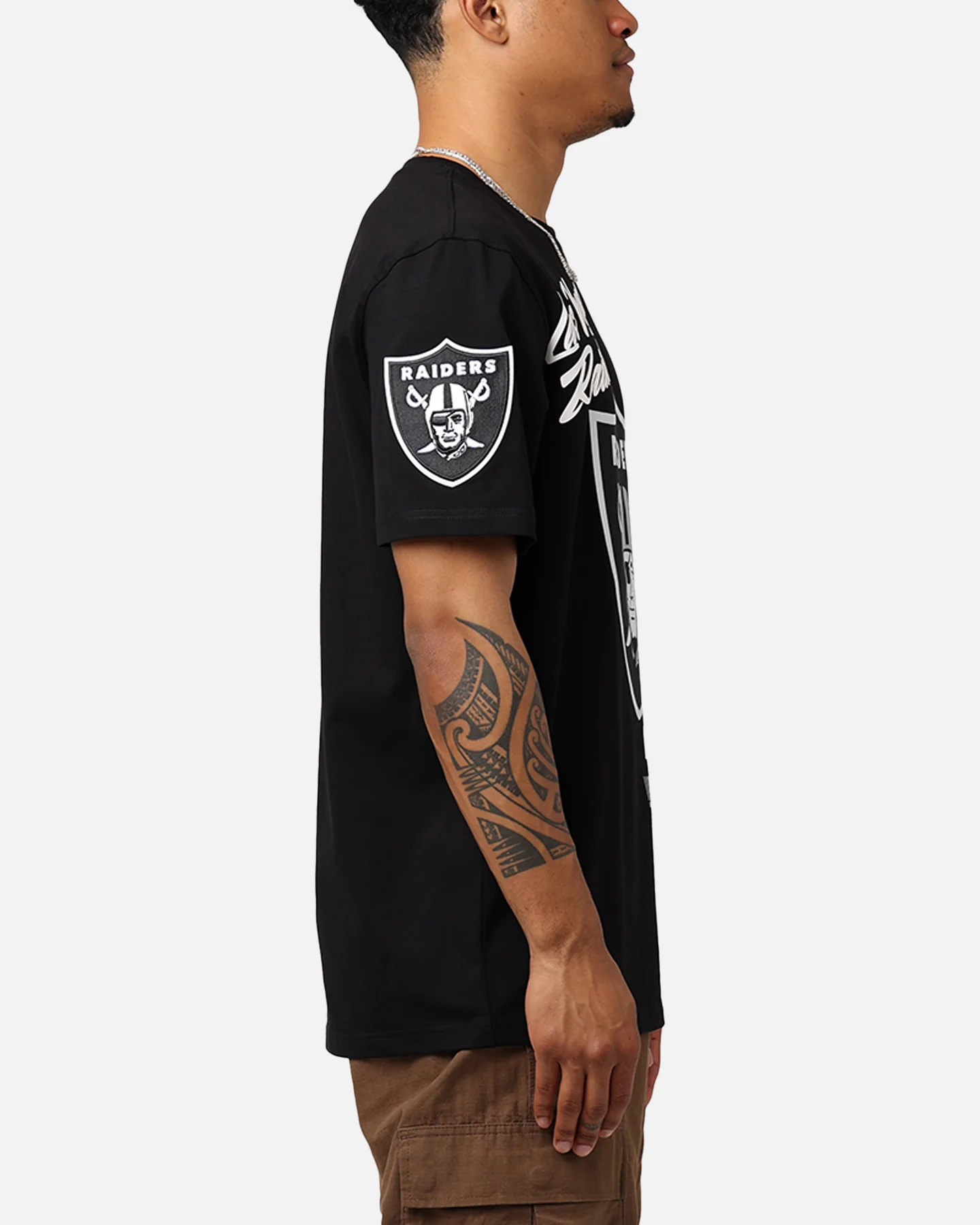Pro Standard Las Vegas Raiders Fast Lane SJ T-Shirt Black - Image 4