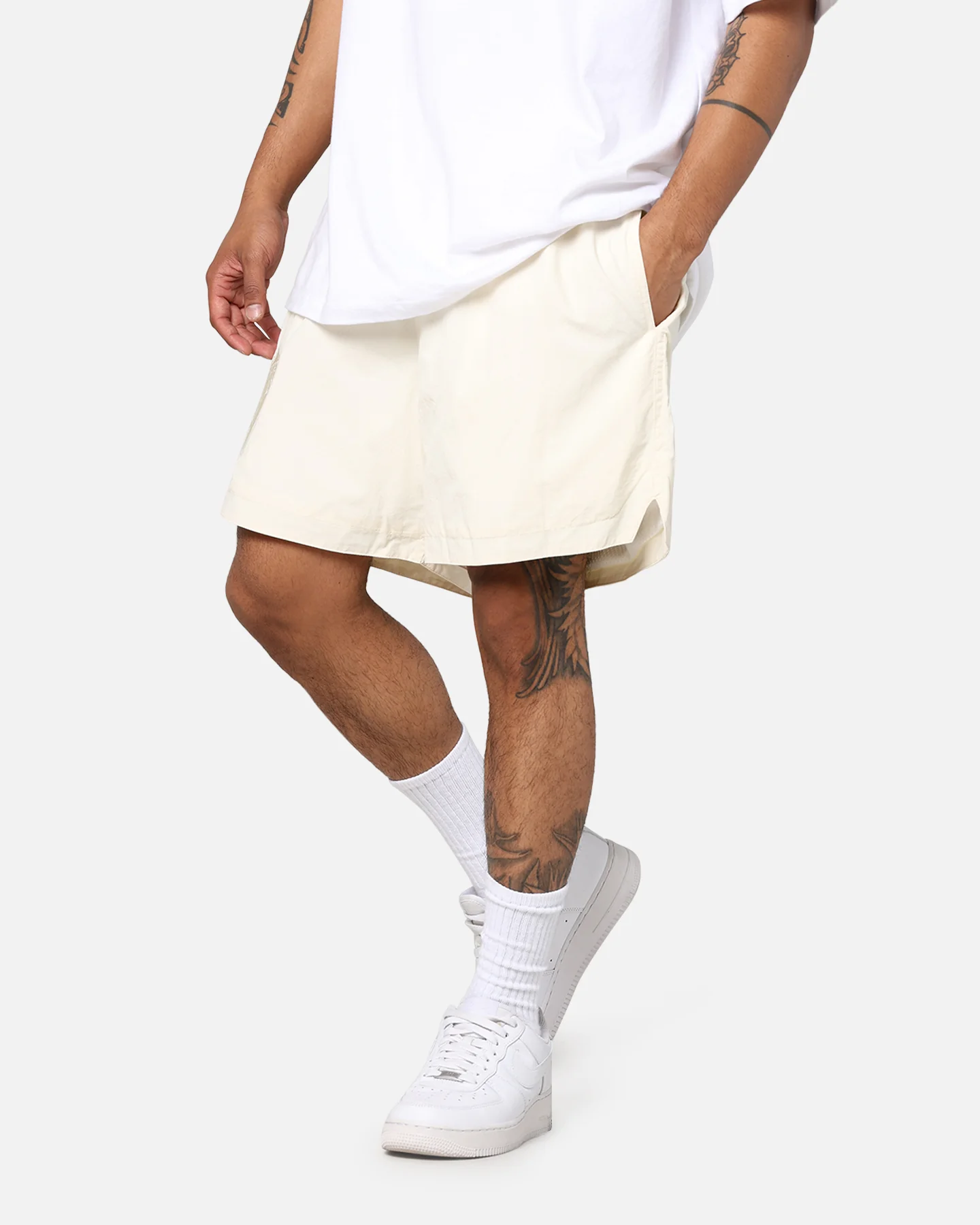 Pro Standard Las Vegas Raiders Neutral 2.0 Shorts Eggshell - Image 3