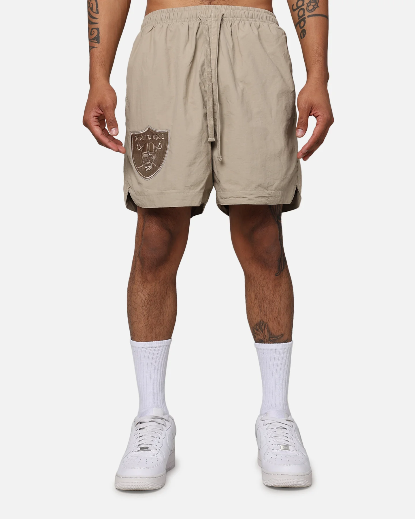 Pro Standard Las Vegas Raiders Neutral 2.0 Shorts Taupe - Image 7